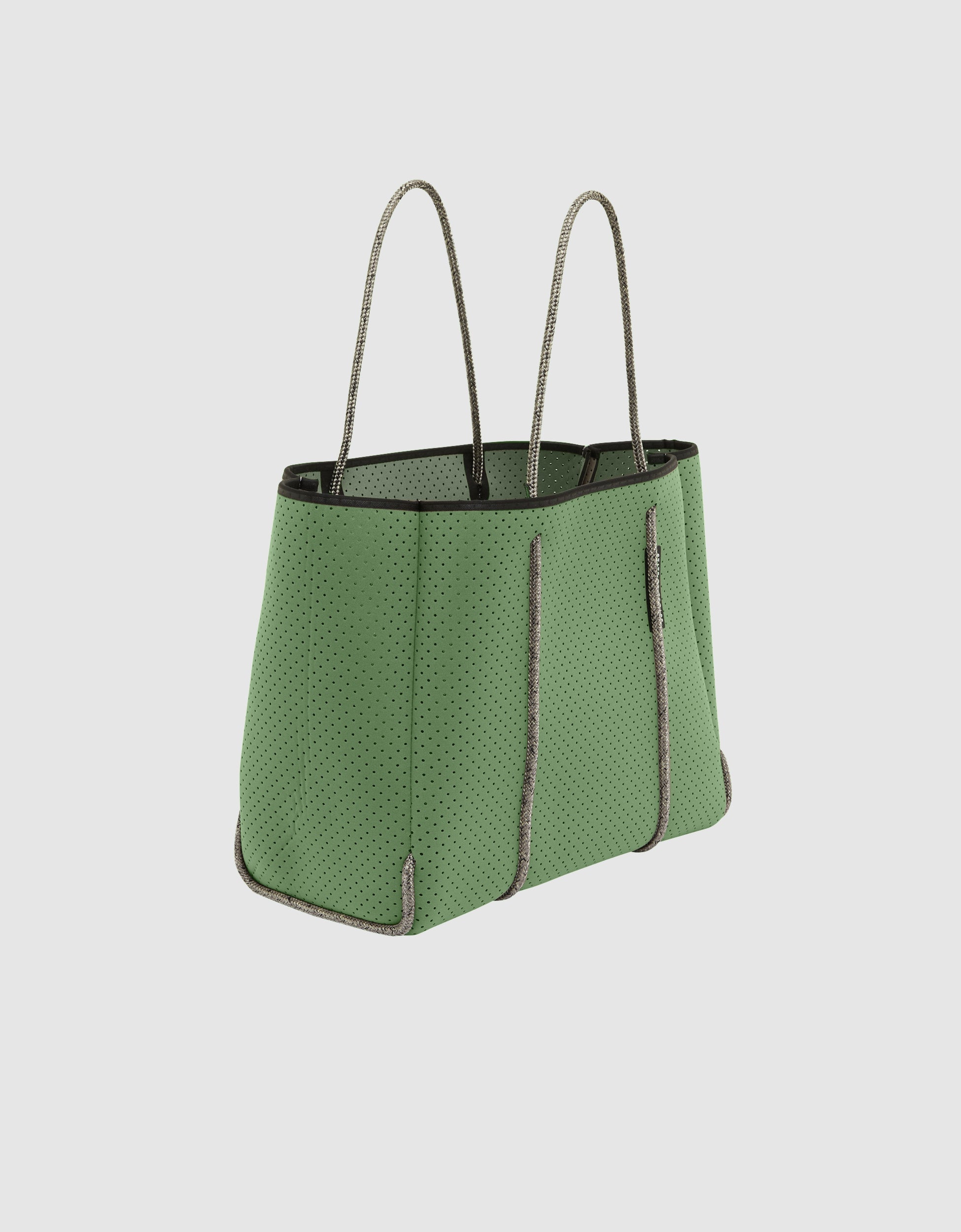 Flying Solo tote in eucalyptus / sea salt