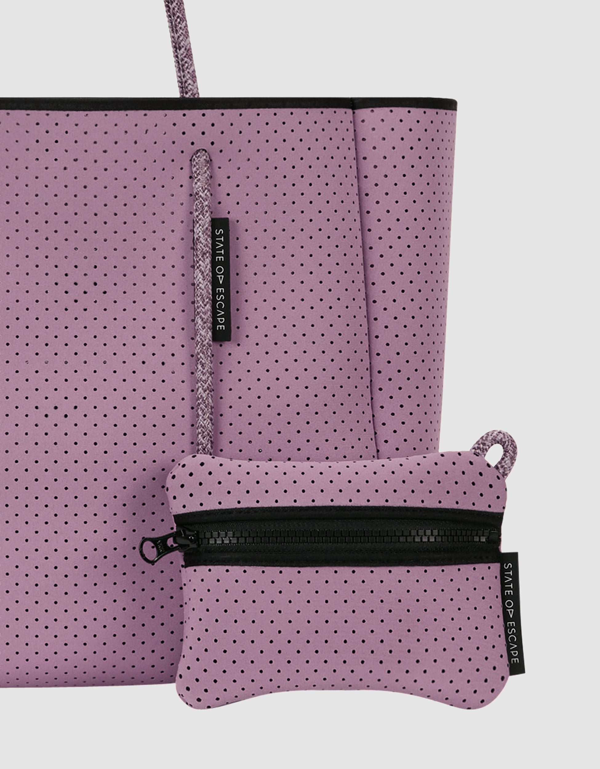 Flying Solo tote in orchid