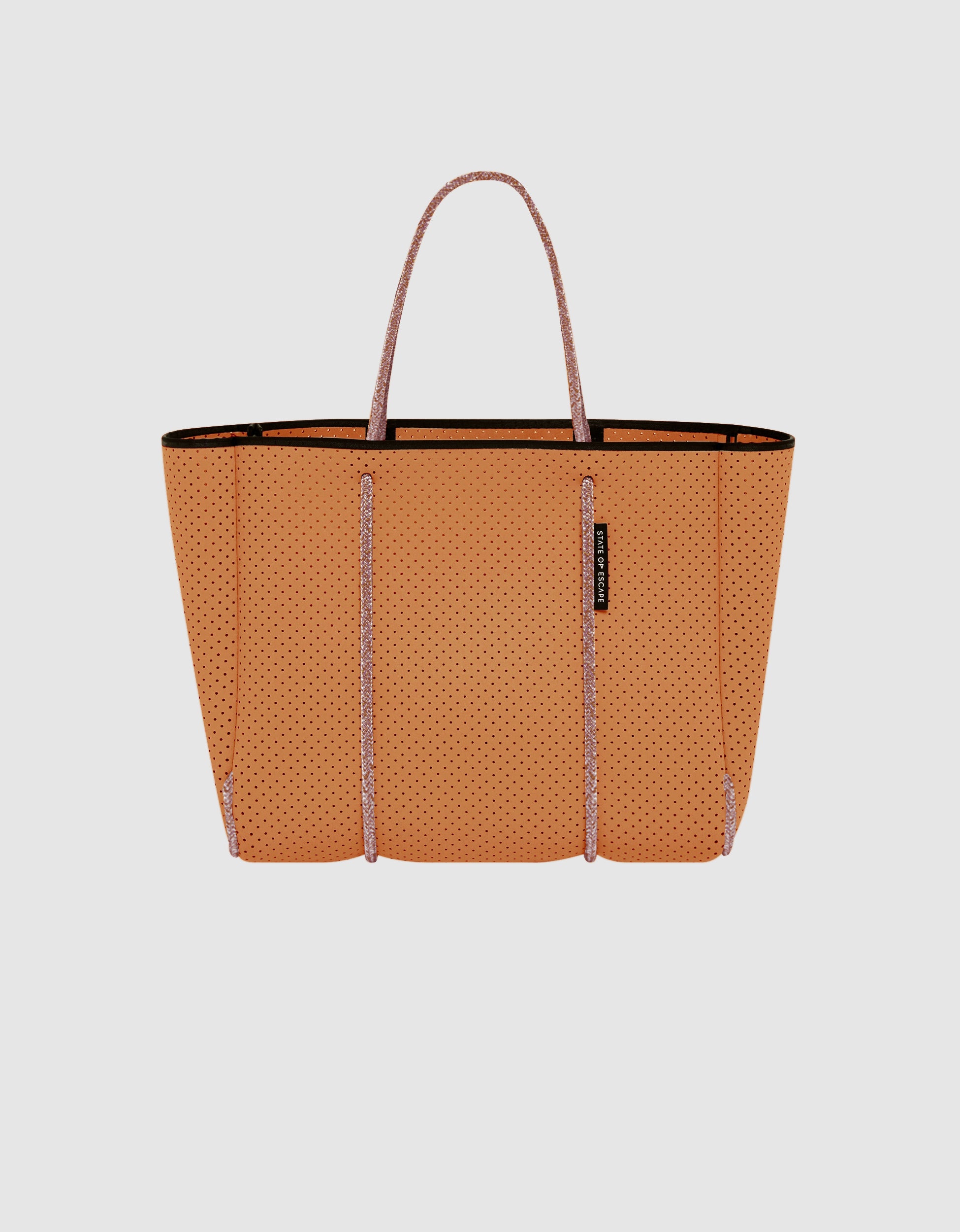 Flying Solo tote in peach haze
