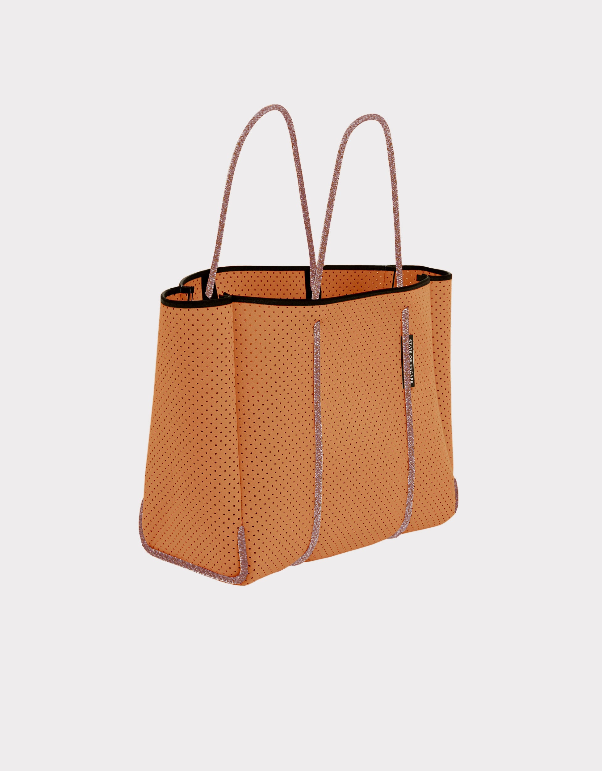 Flying Solo tote in peach haze