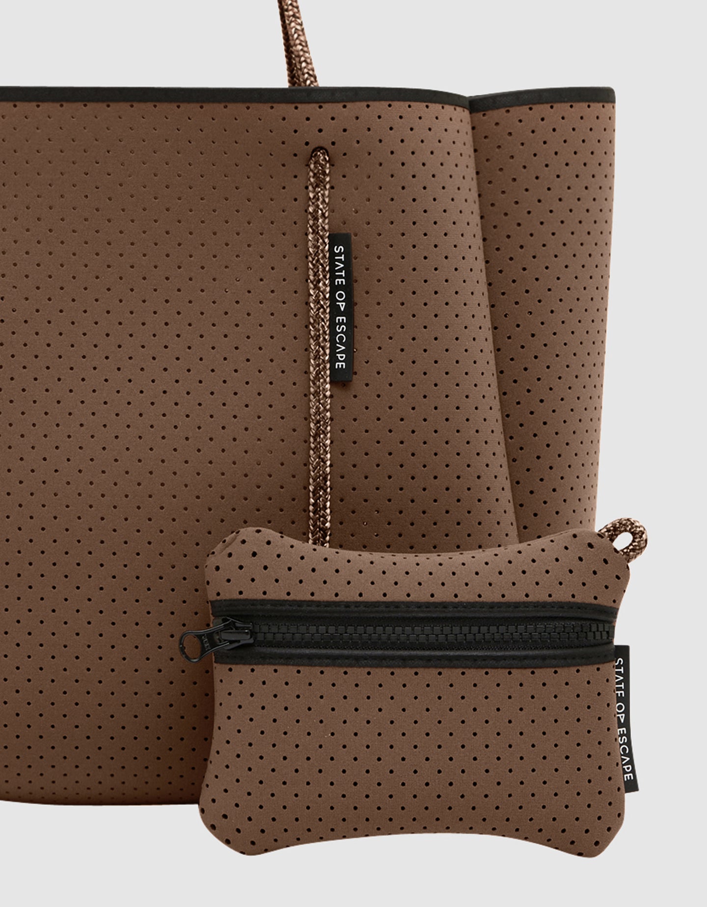 限定コラボ!!【State of Escape】Heralbony x Flying Solo tote Flying Solo tote in saddle – State of Escape