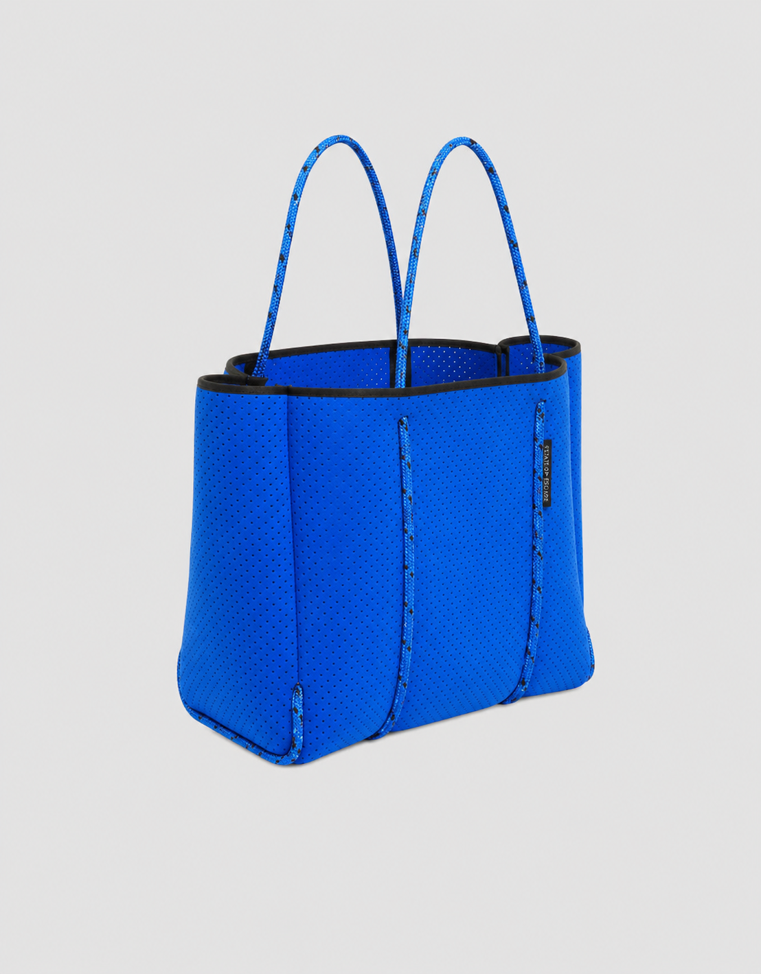 Flying Solo tote in electric blue