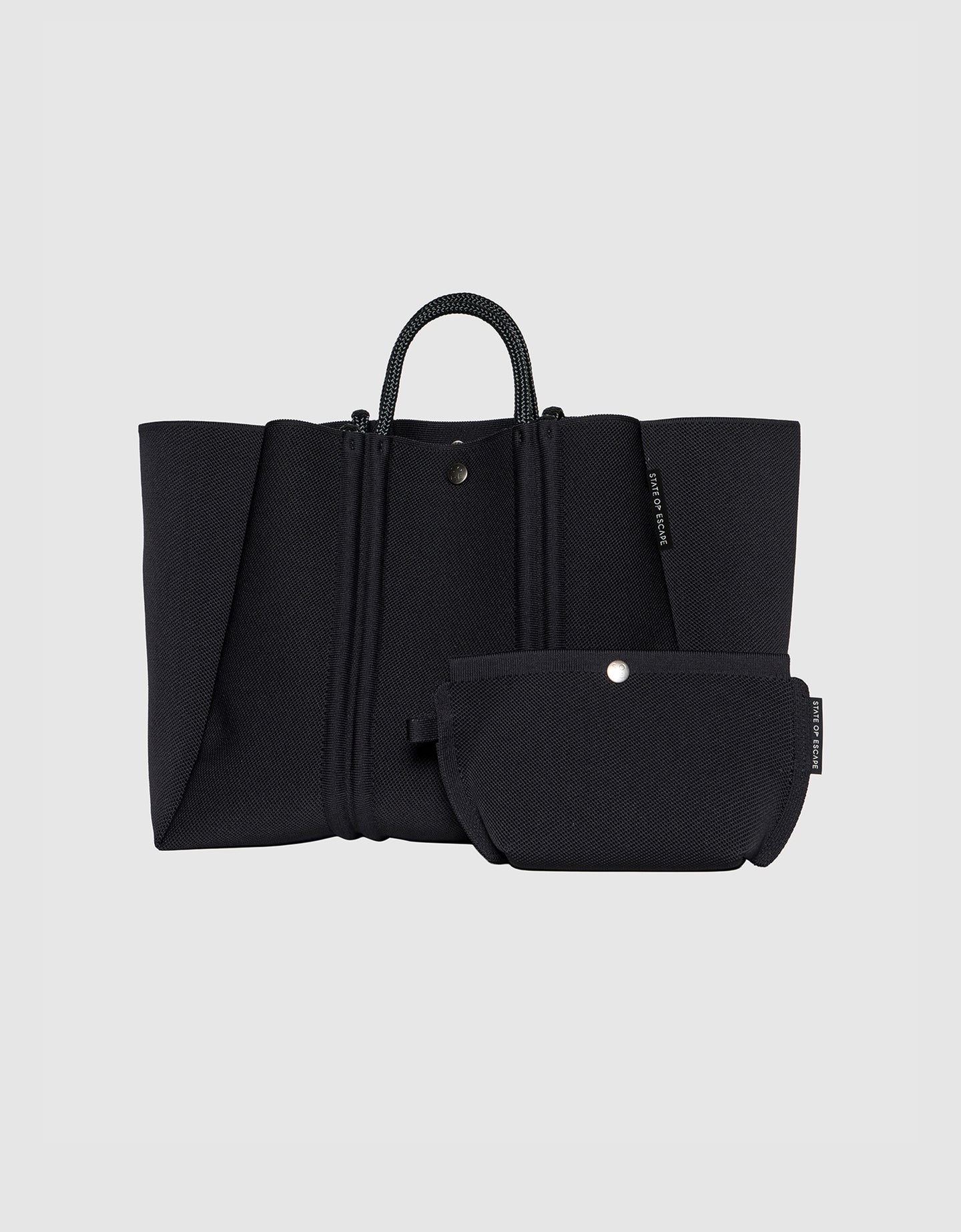 Meridian large tote in black – State of Escape