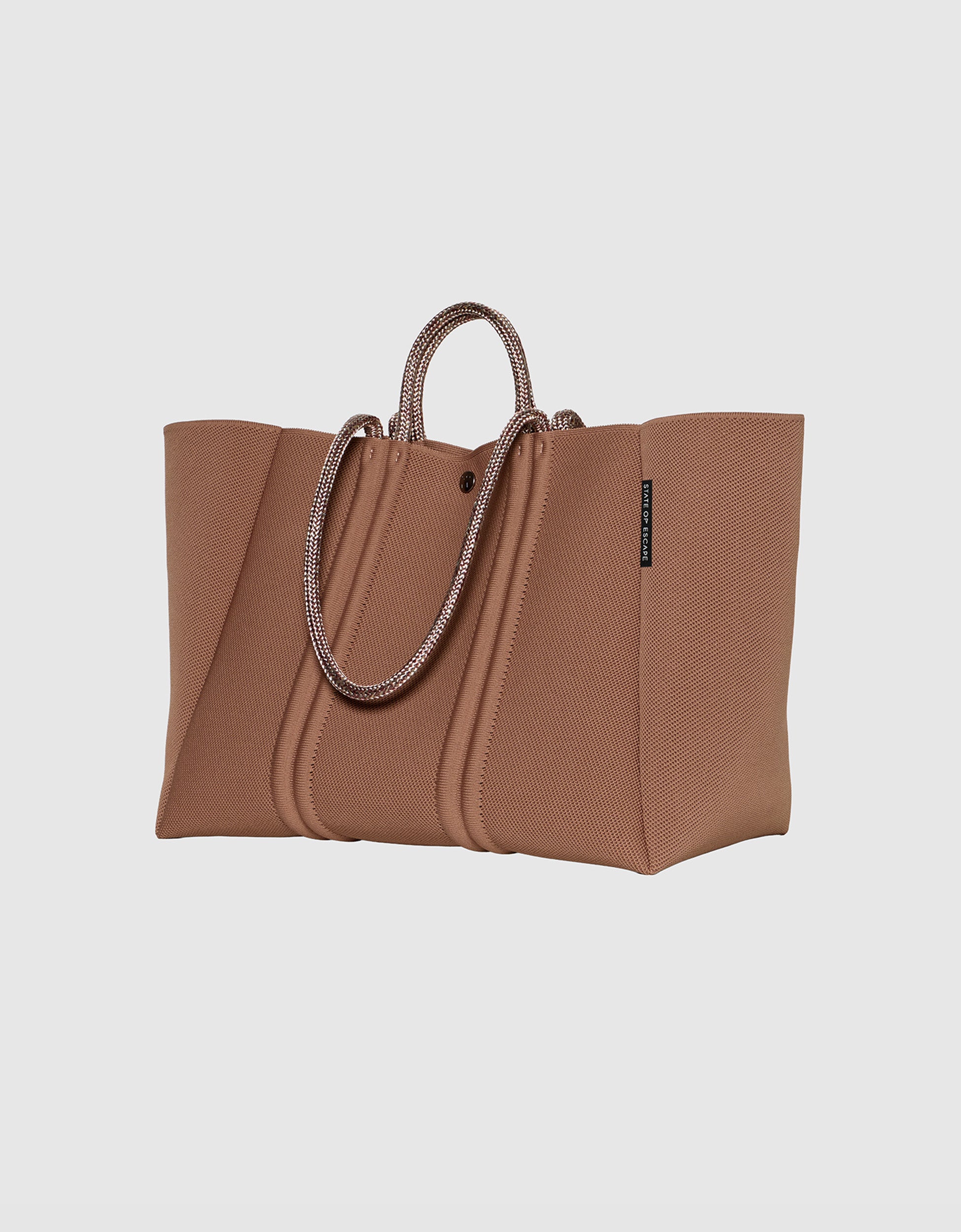 Meridian large tote in hazelnut