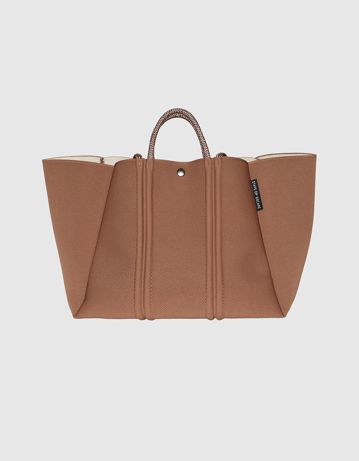 Meridian large tote hazelnut / crema