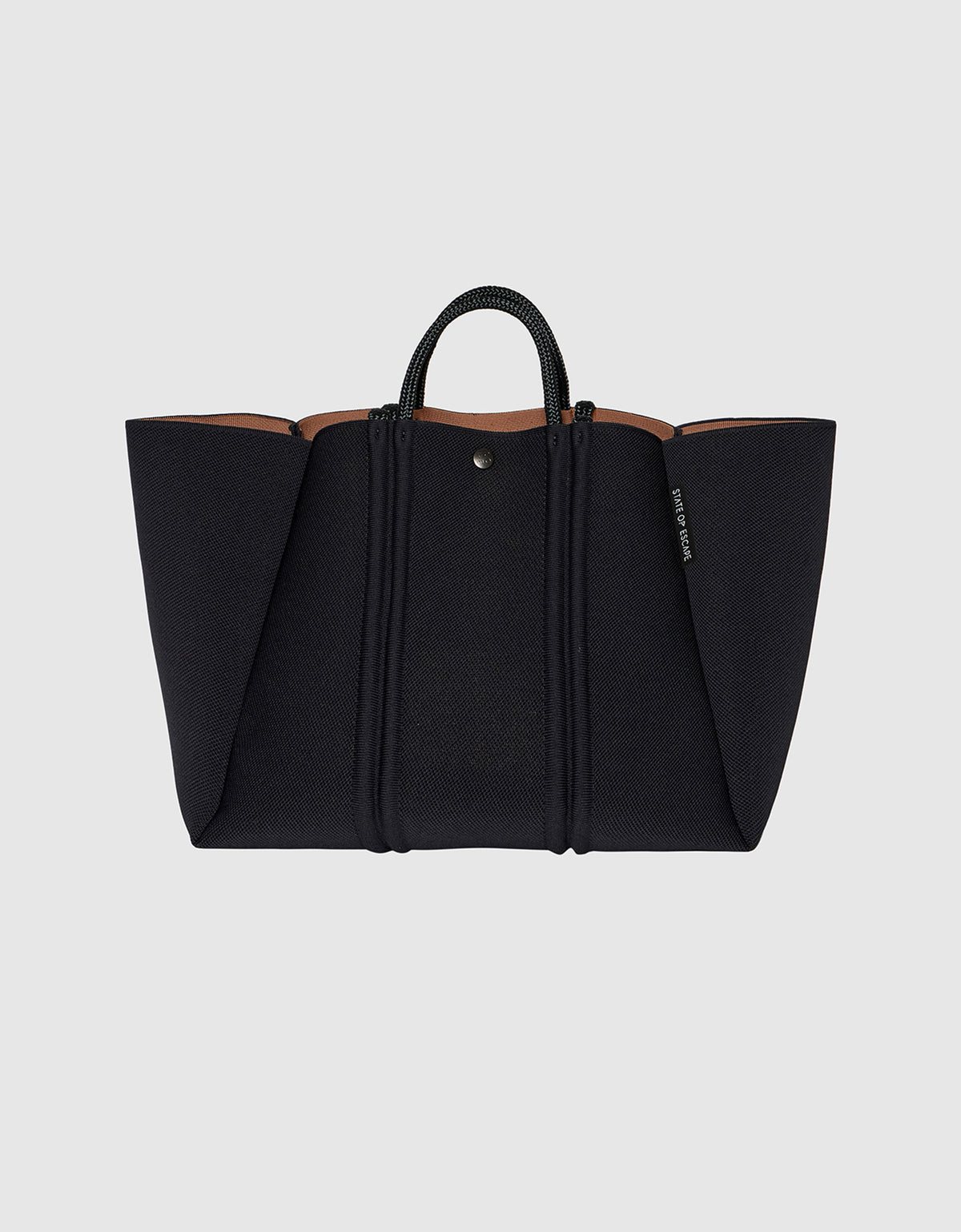 Meridian large tote black / hazelnut