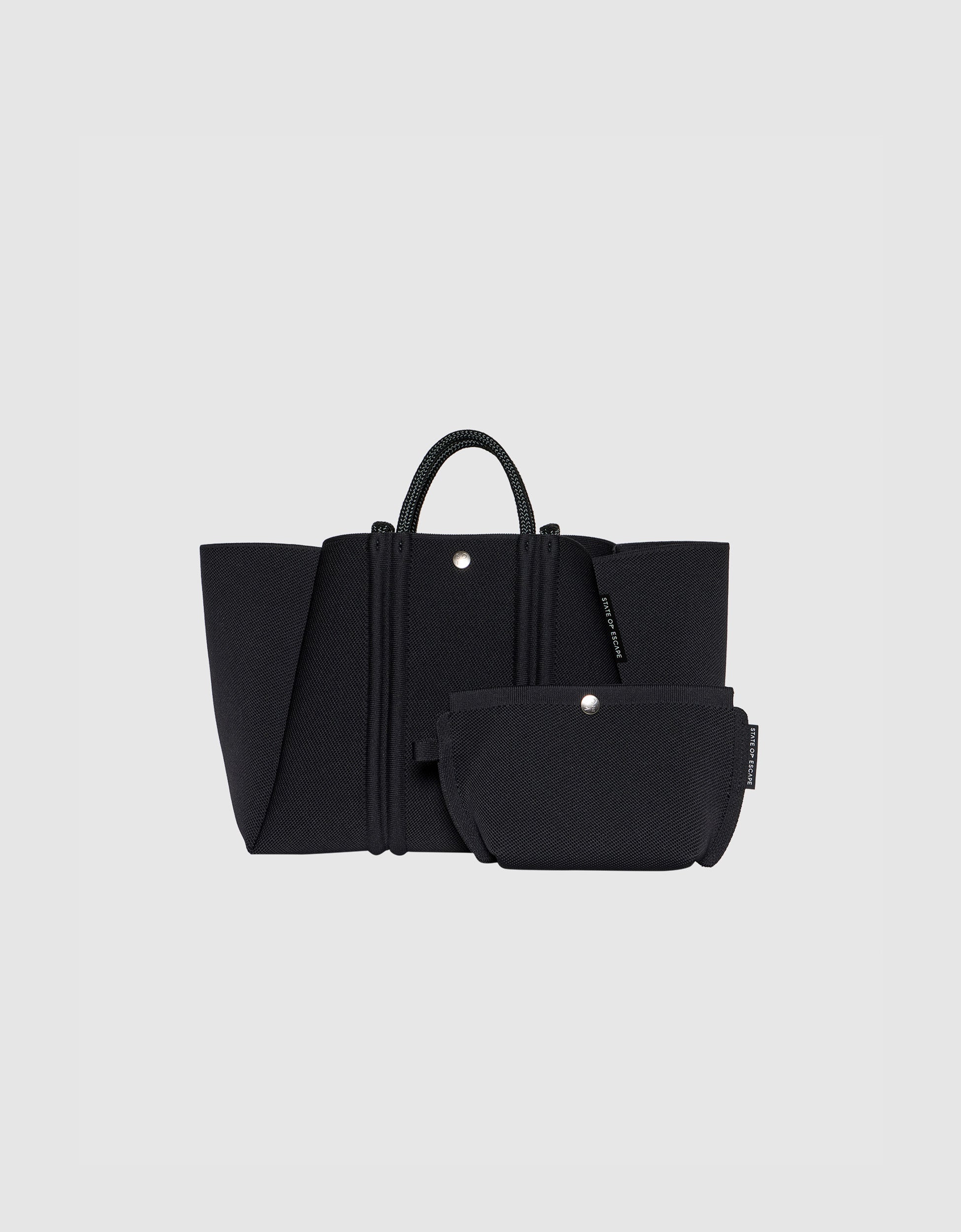 Meridian midi tote in black