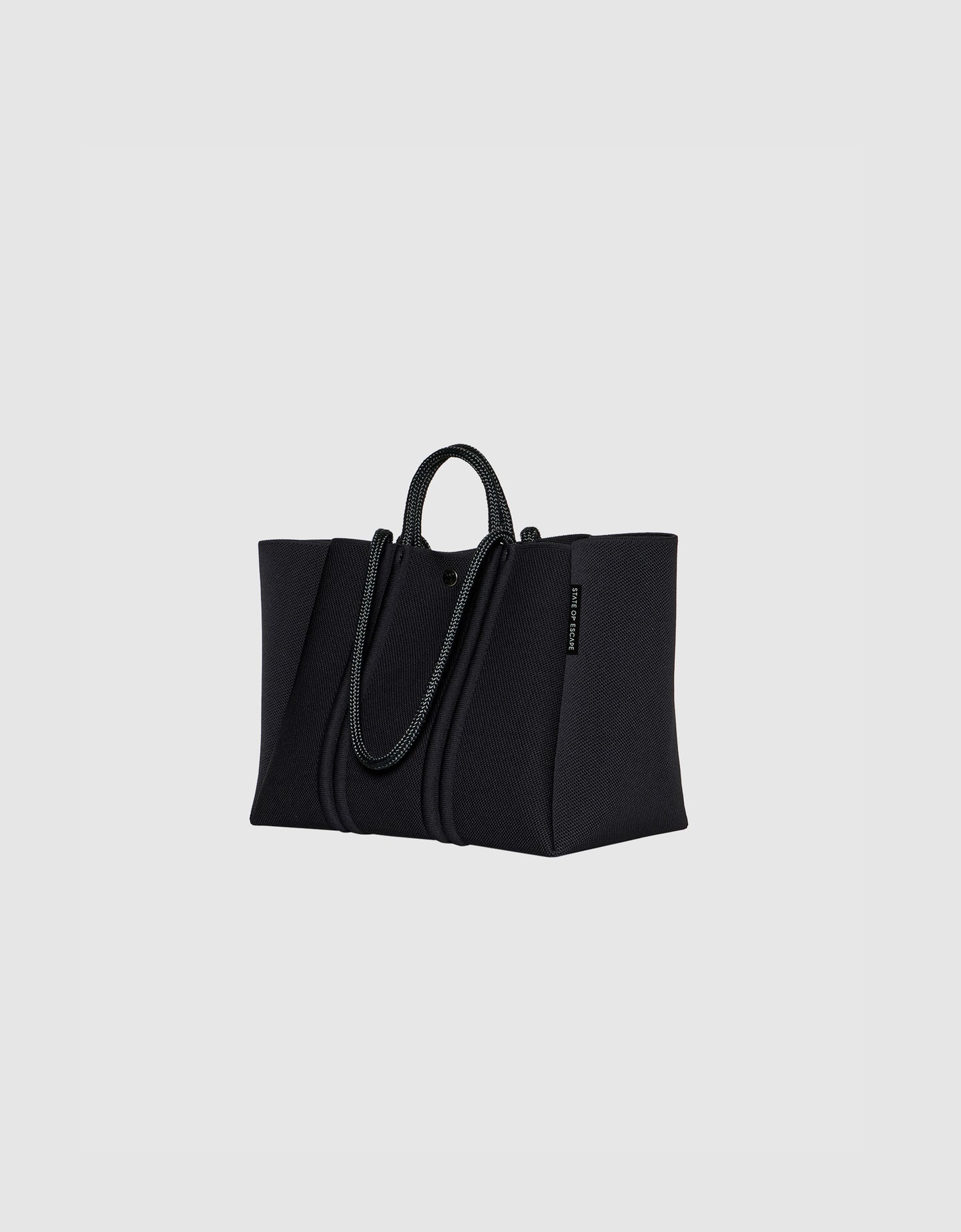 Meridian midi tote in black – State of Escape