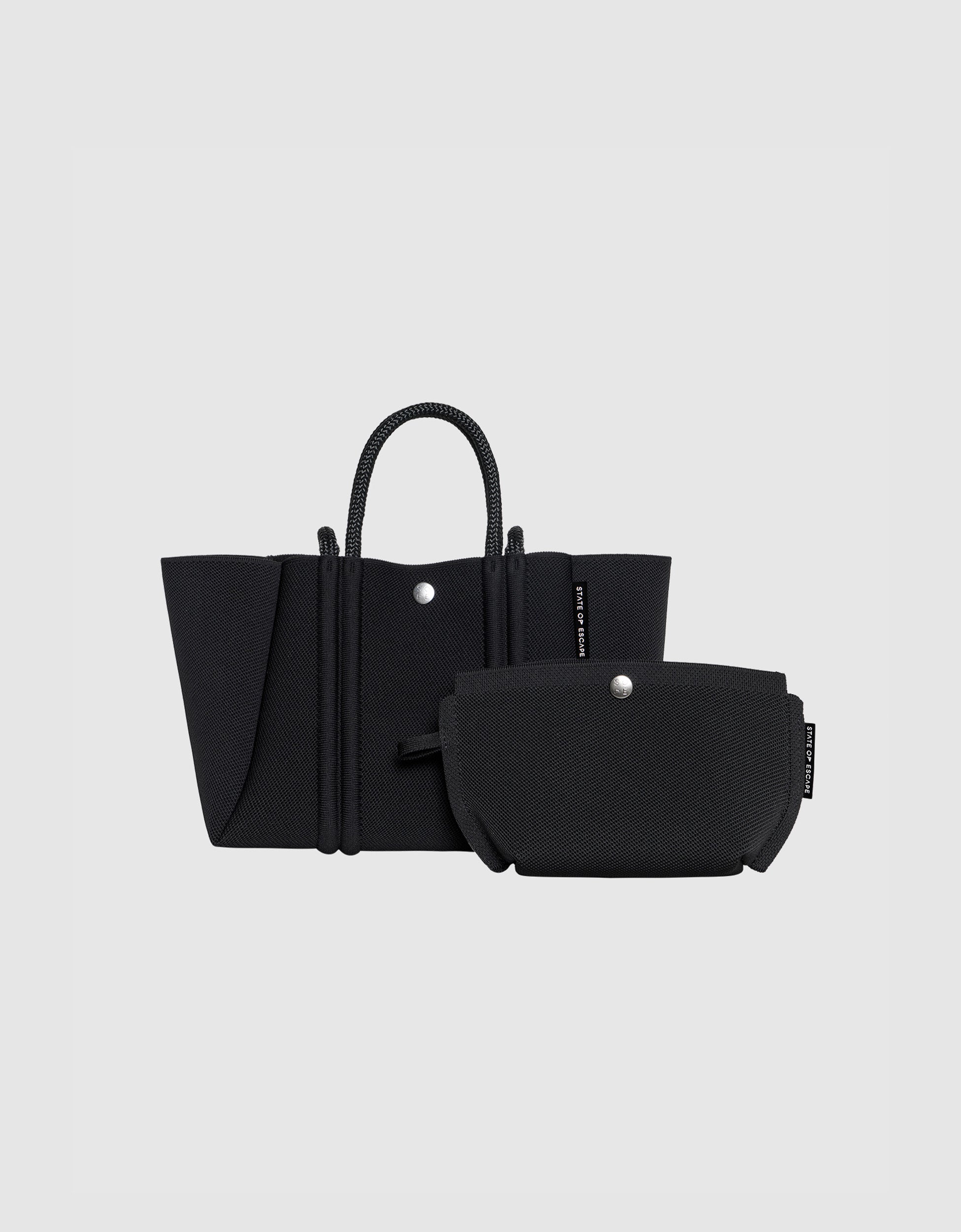 Meridian small tote in black