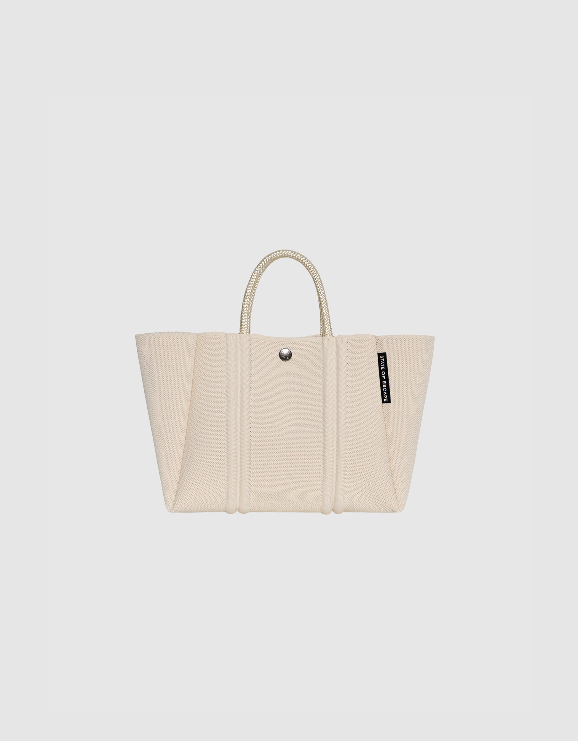 Meridian small tote in crema
