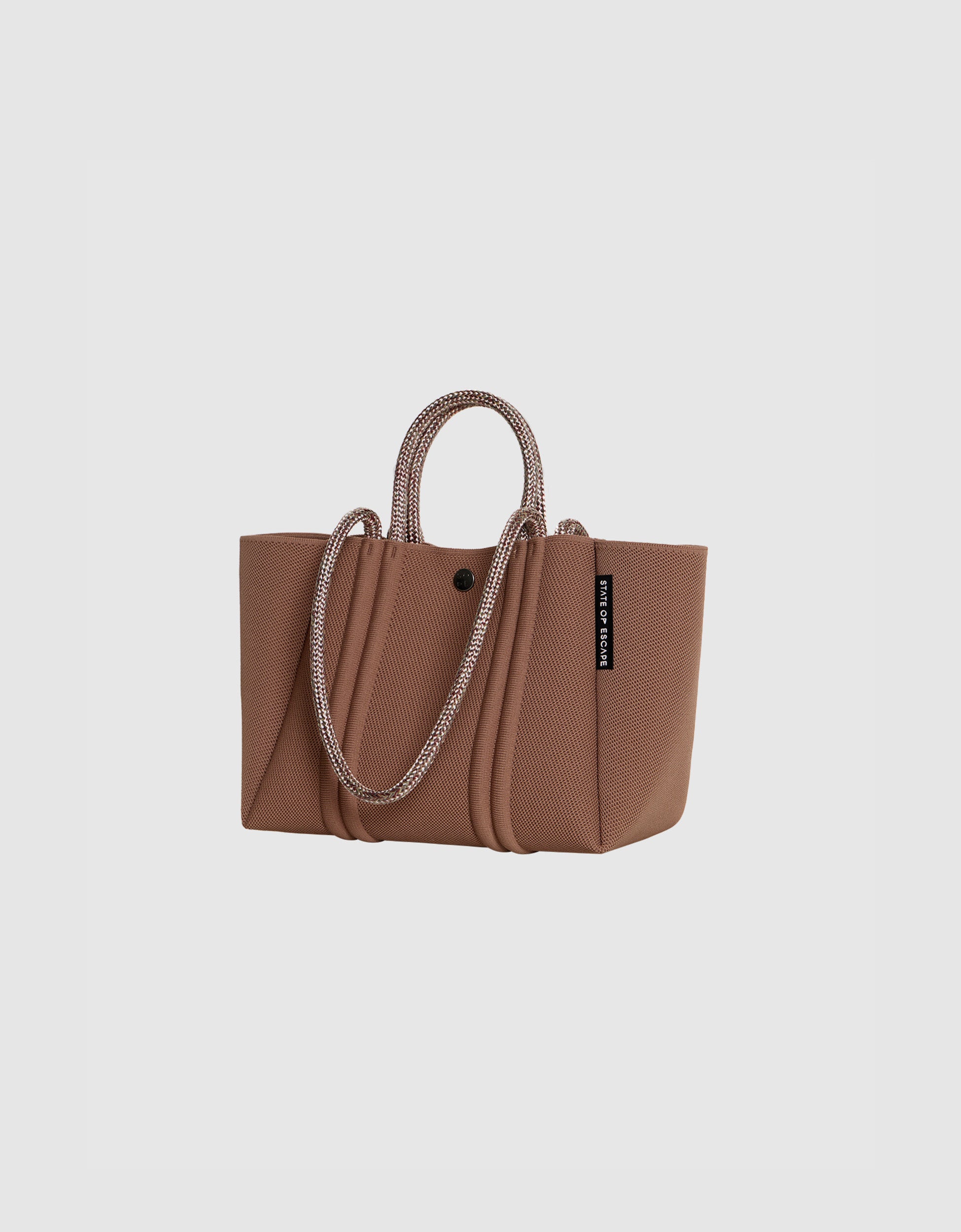 Meridian small tote in hazelnut