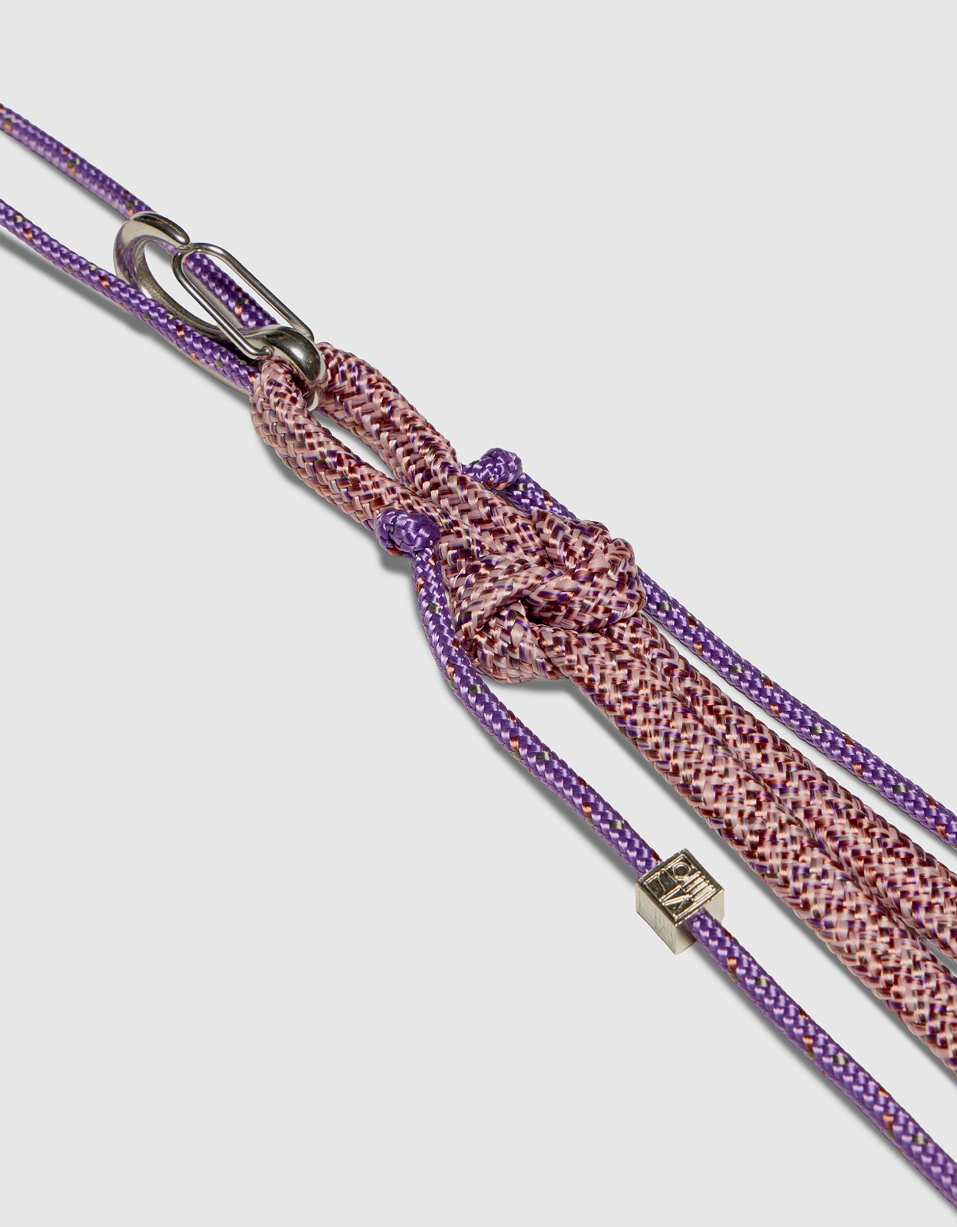 Nina Mini Me bag charm in amethyst/plum