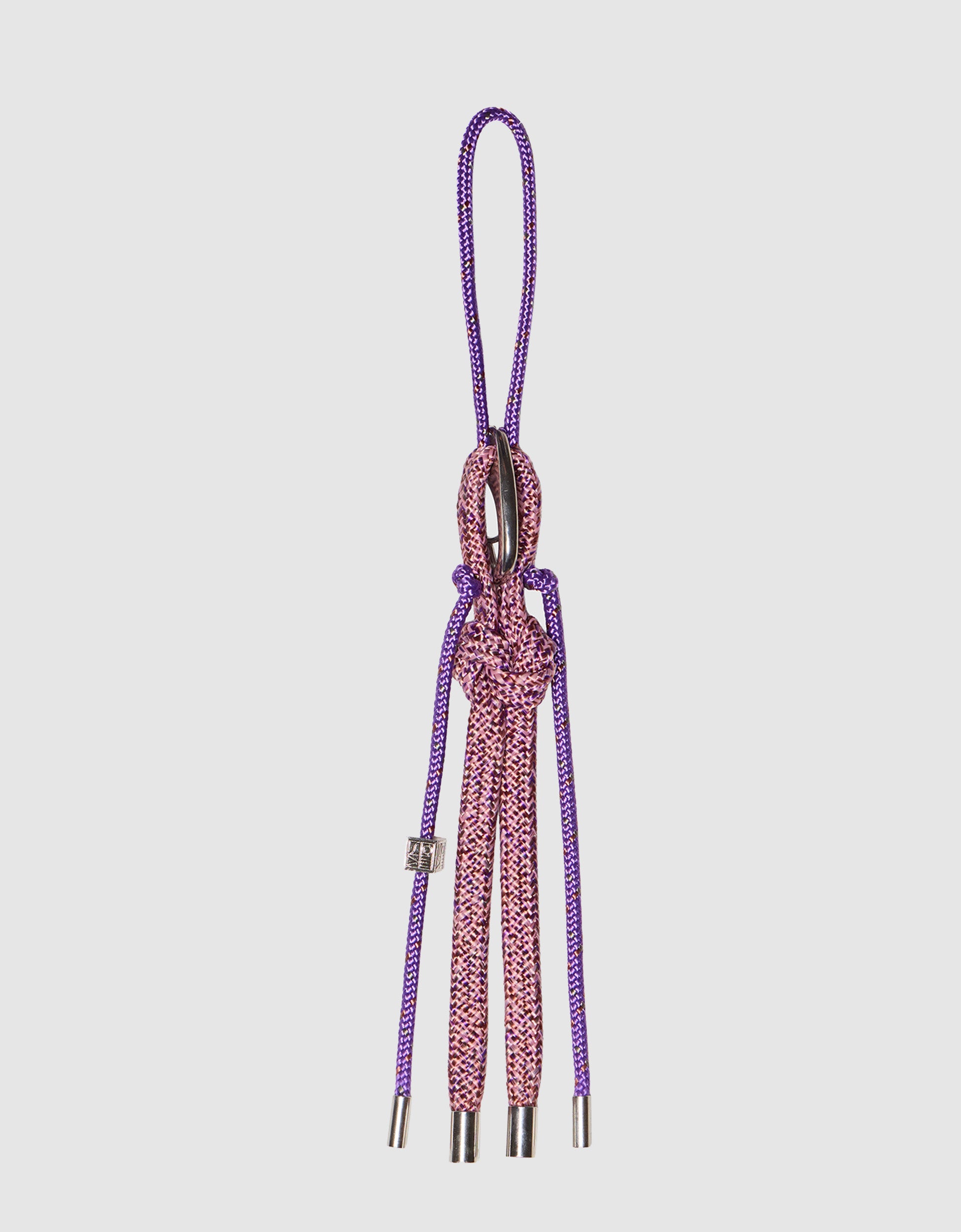Nina Mini Me bag charm in amethyst/plum