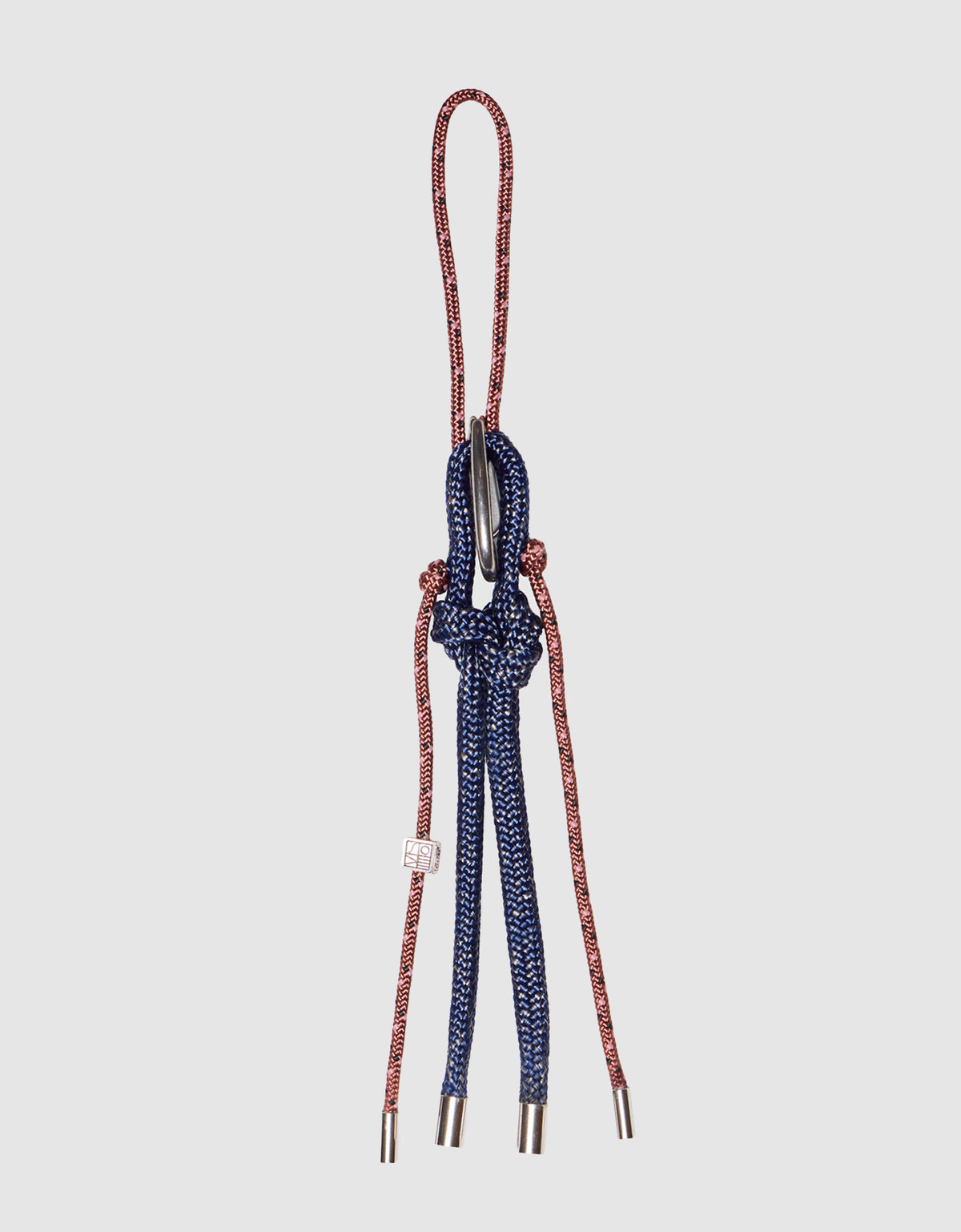 Nina Mini me bag charm tan / navy