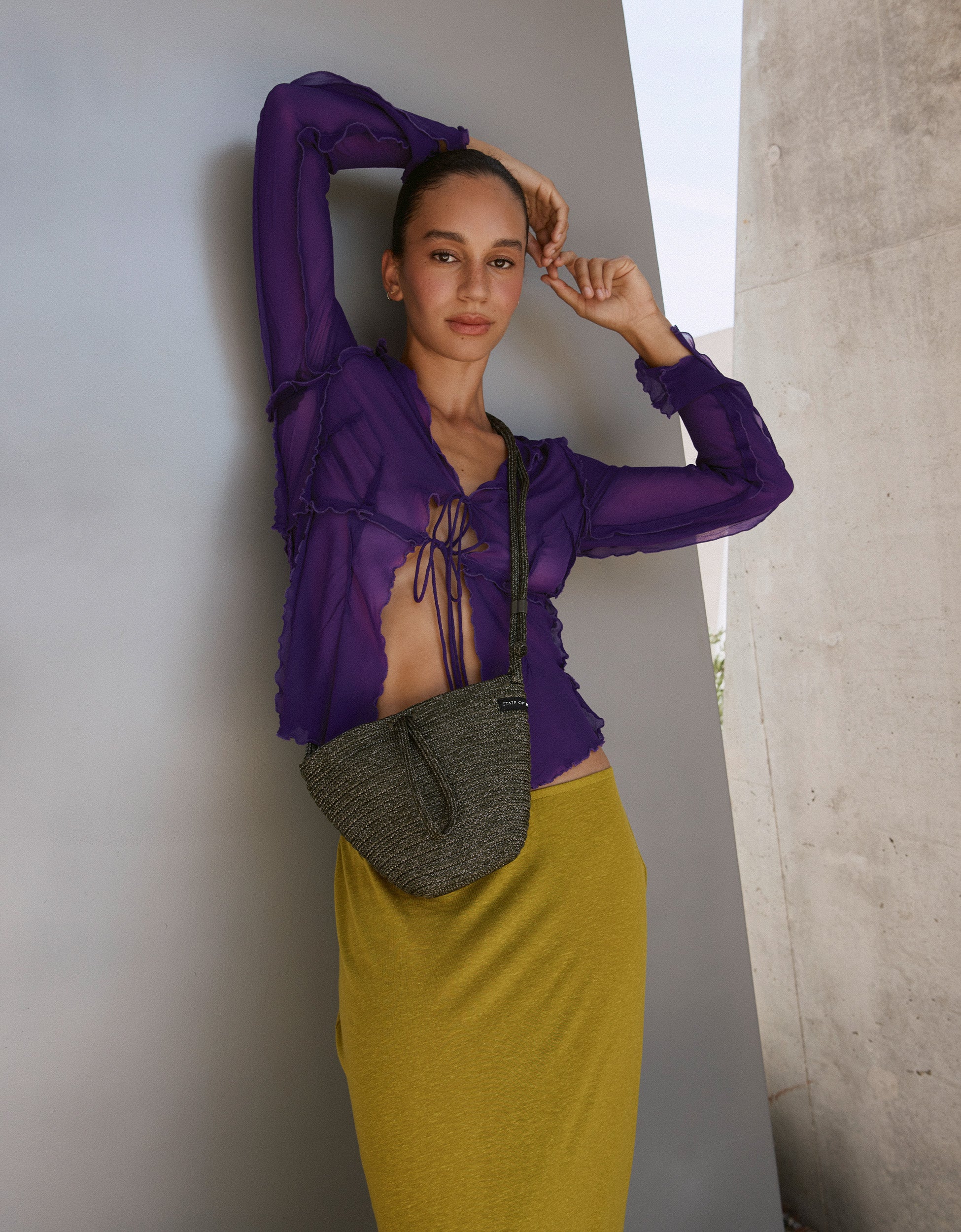 Adrift crossbody in olive