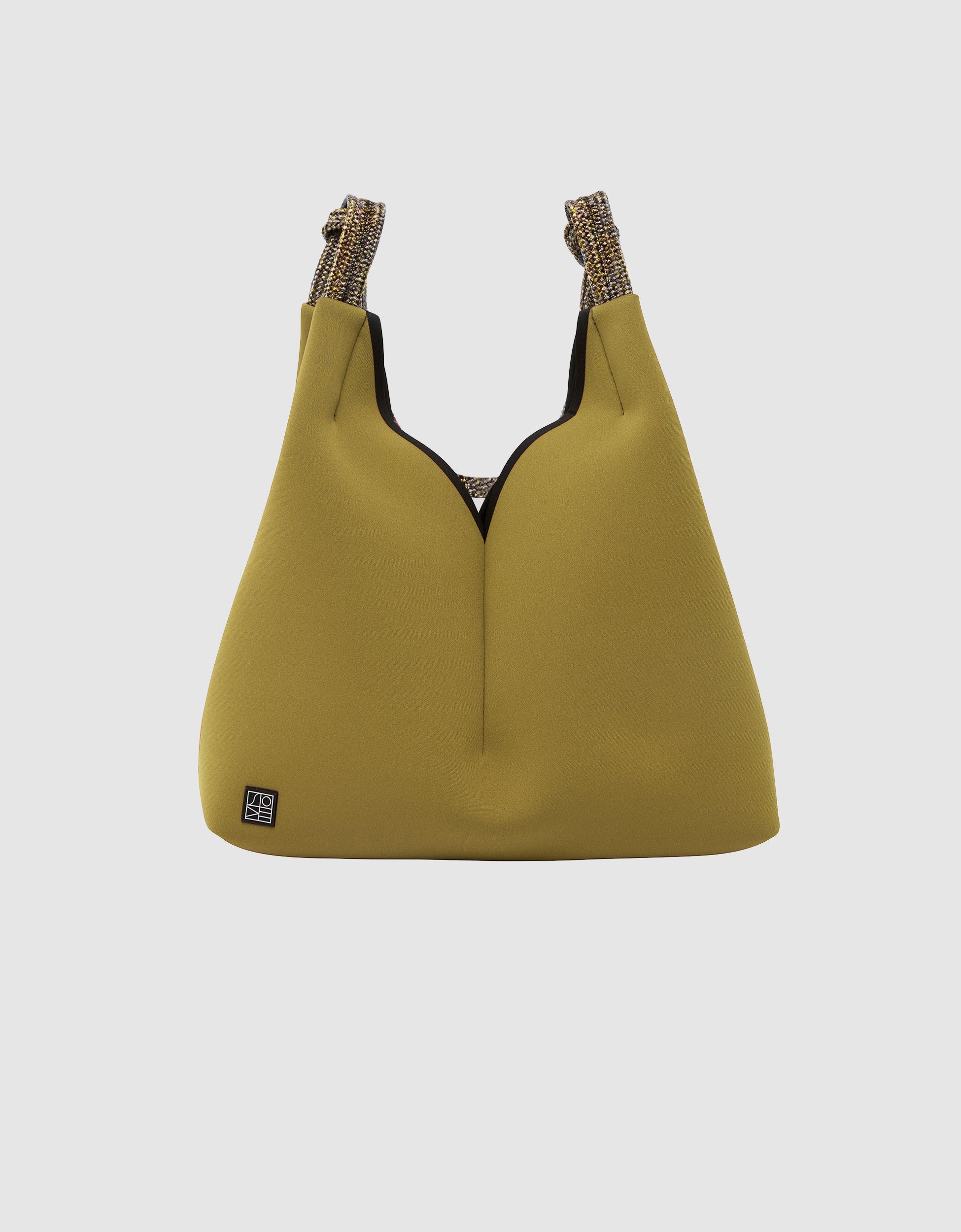 Solstice mini tote in olive oil