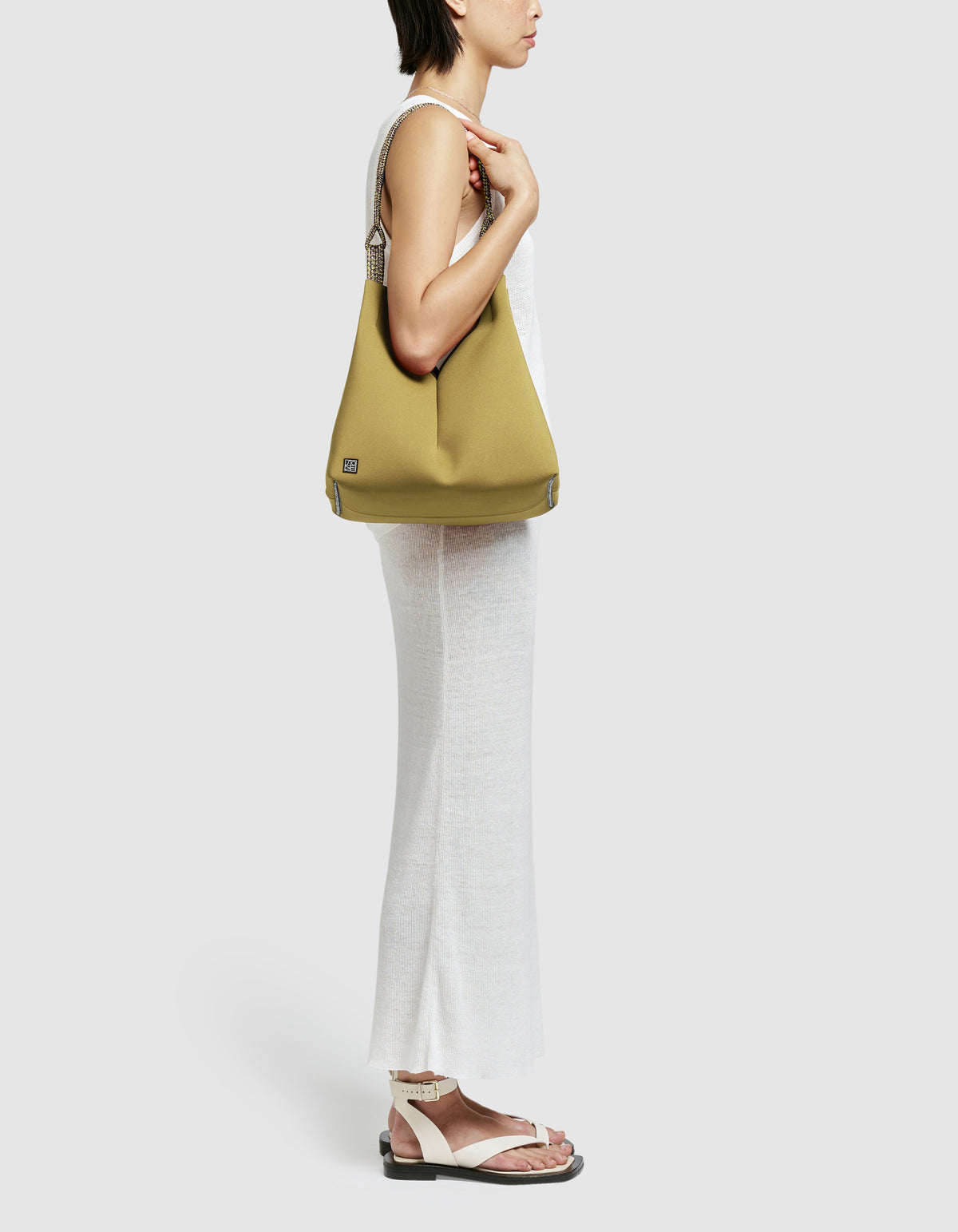 Solstice mini tote olive oil