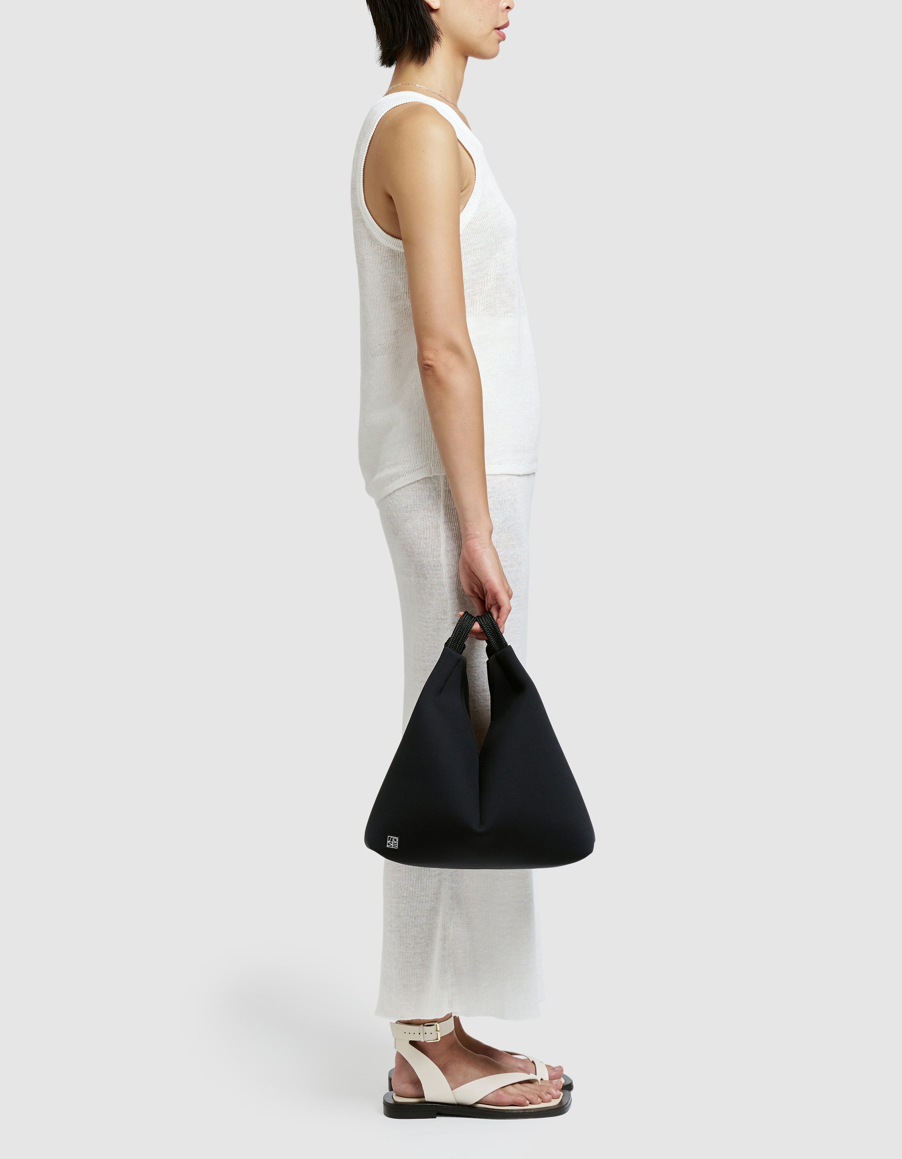 Solstice mini tote in black