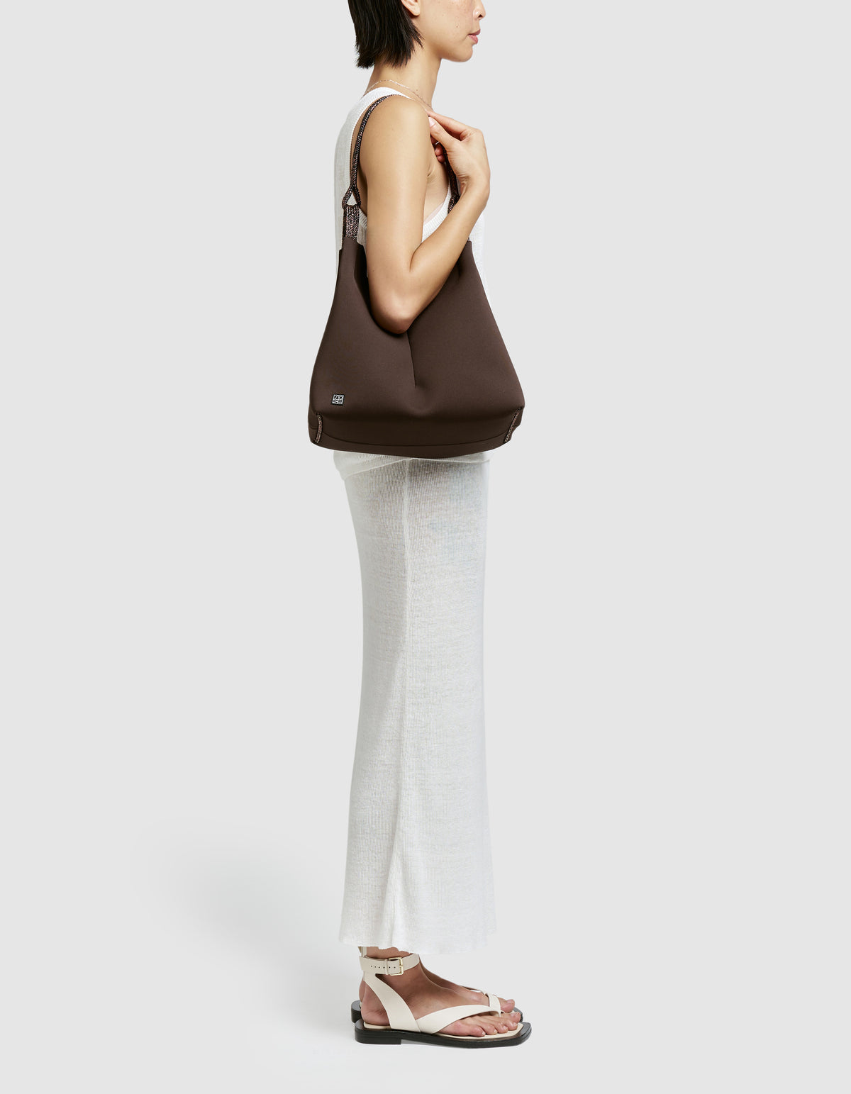 Solstice mini tote in cacao