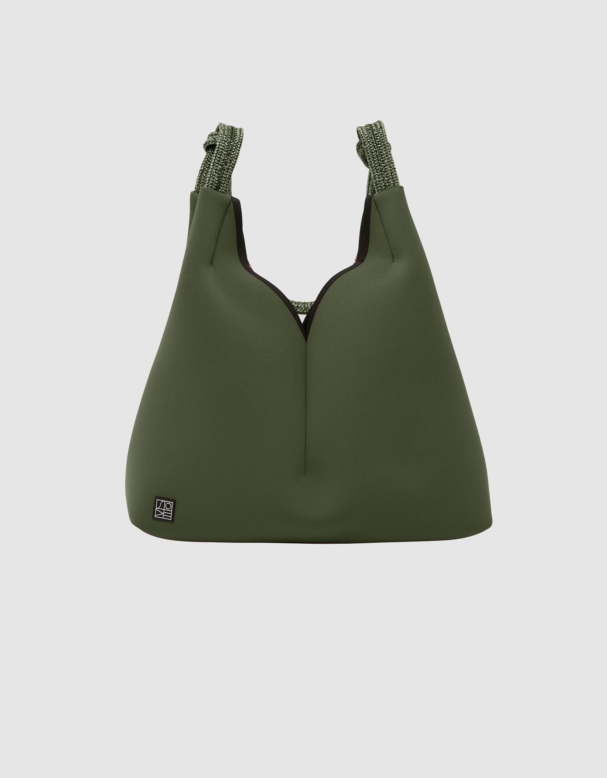 Solstice mini tote in smoky moss