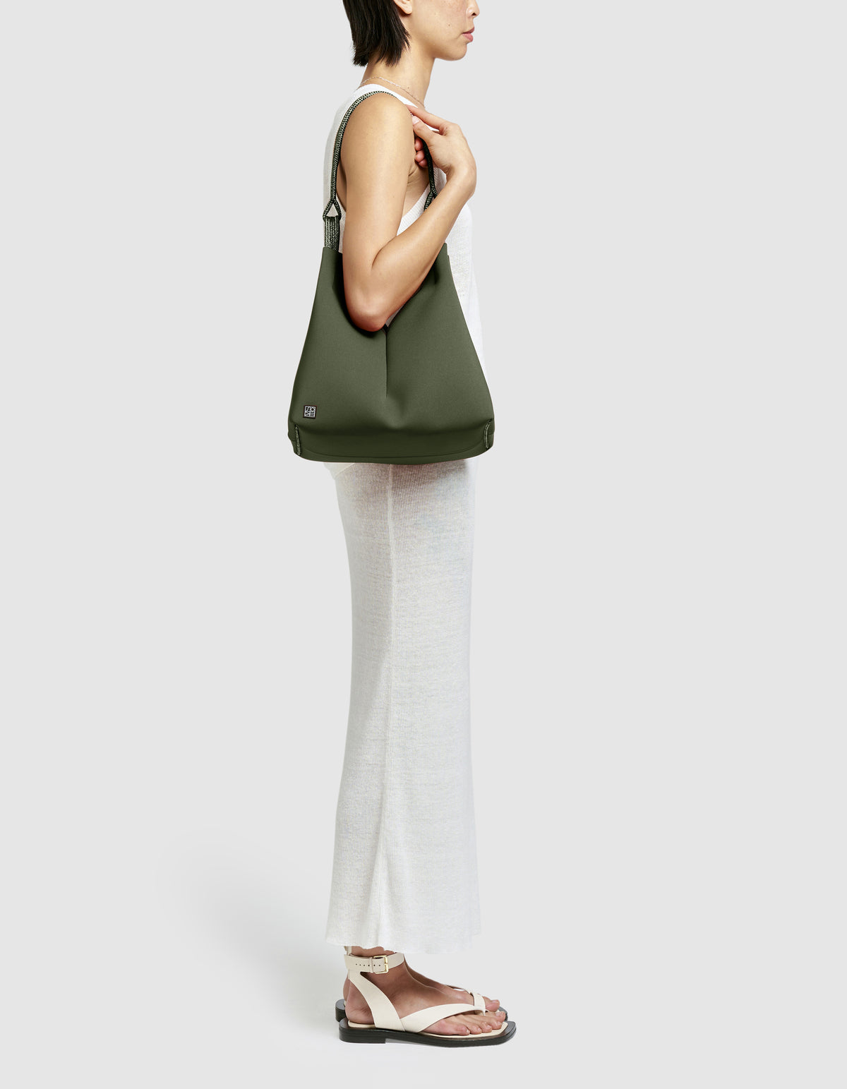 Solstice mini tote smoky moss