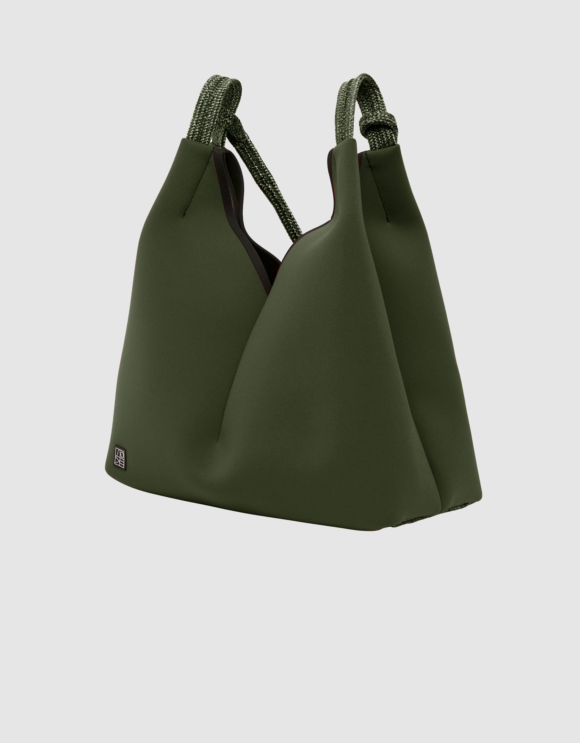 Solstice mini tote in smoky moss