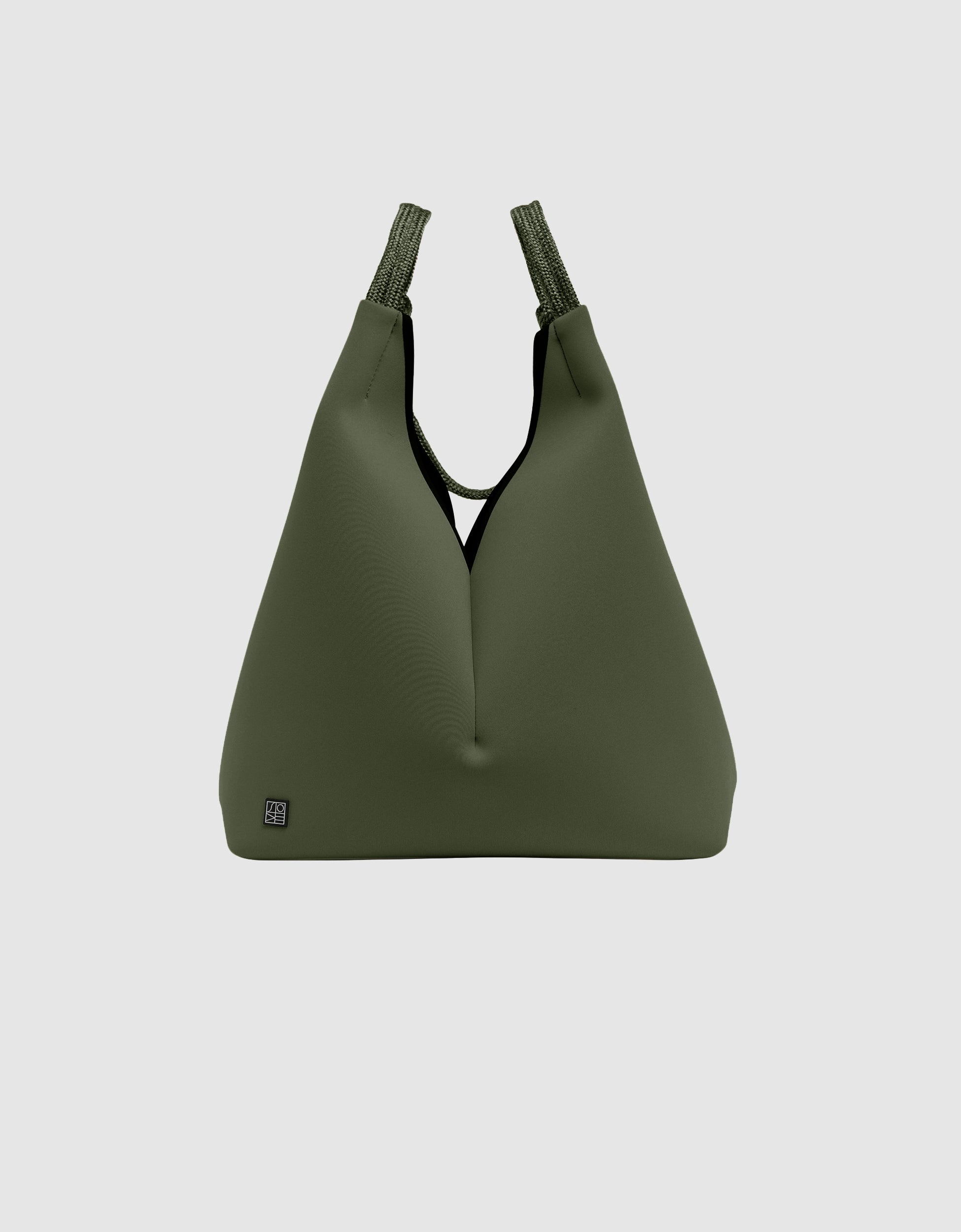 Solstice tote in smoky moss