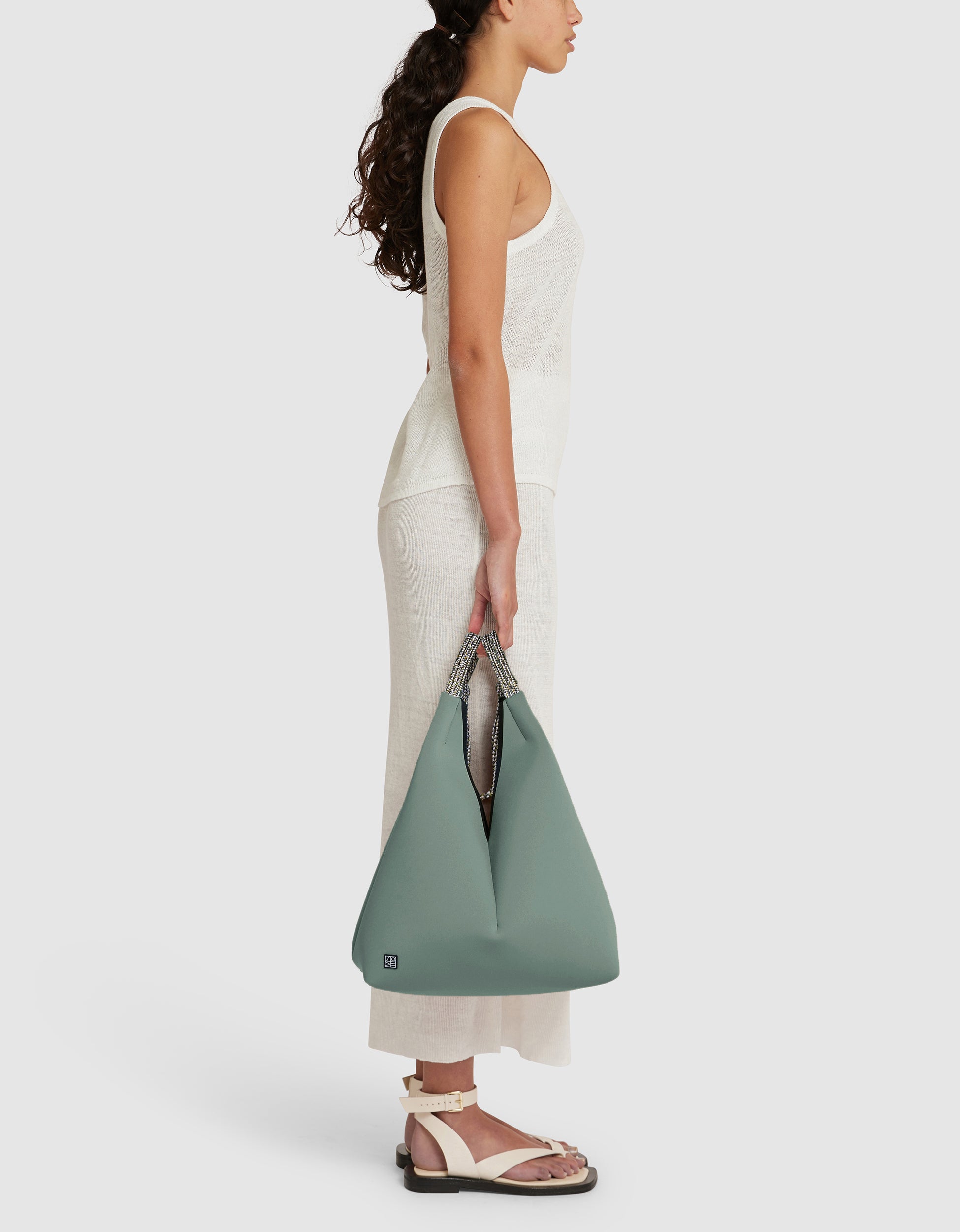 Solstice tote in sea salt