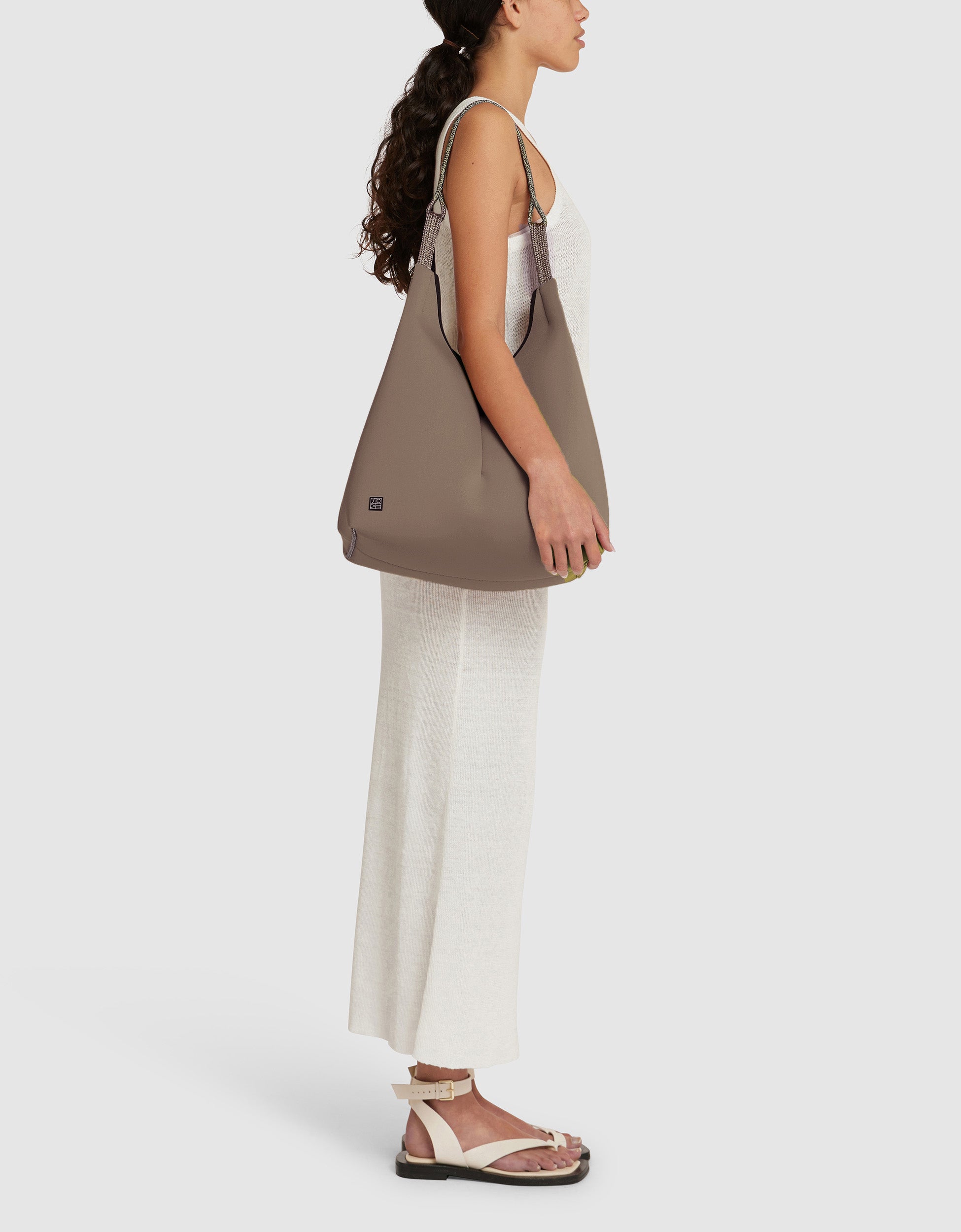 Solstice tote in woodsmoke