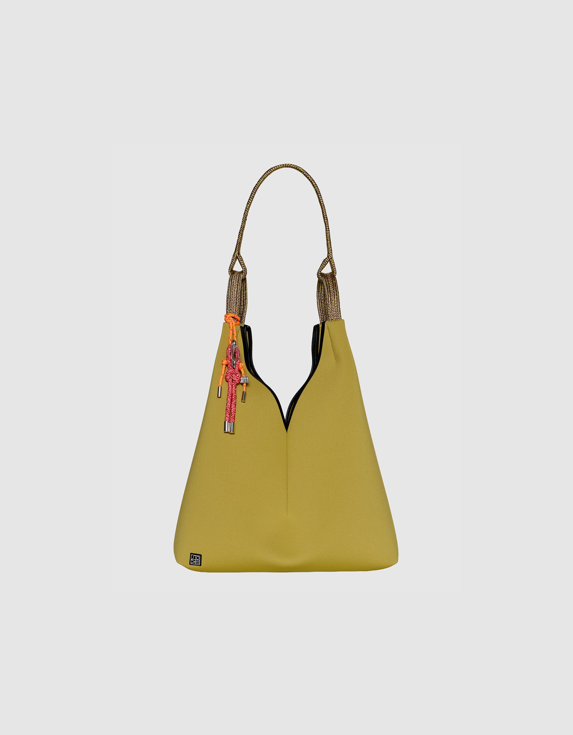 Zoe Mini me bag charm in sunset / hibiscus