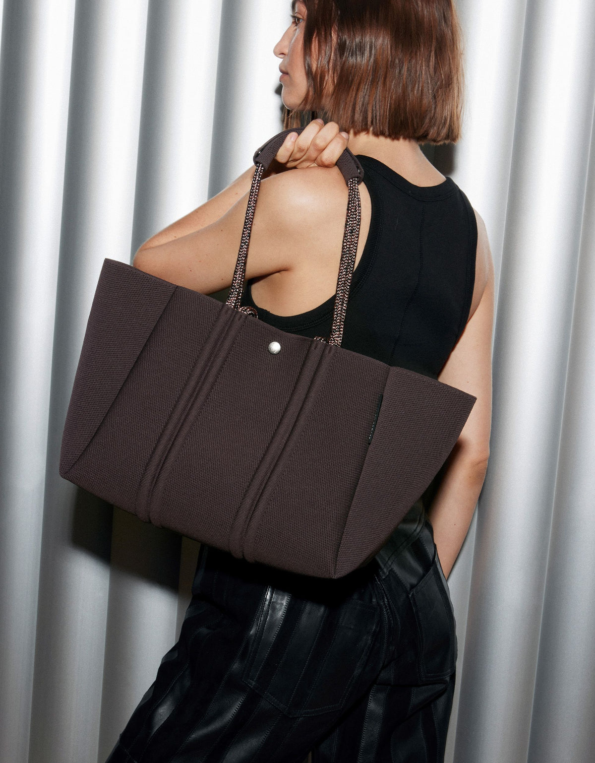 Meridian midi tote chocolate