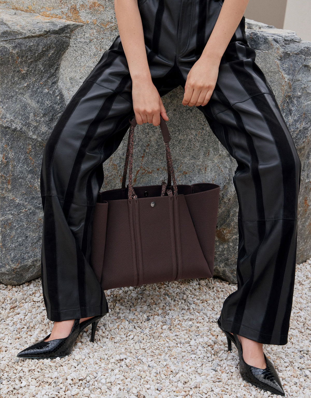 Meridian small tote chocolate