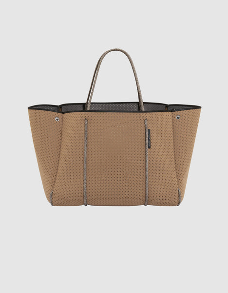 Escape™ tote in caramel / steel (dual tone) – State of Escape