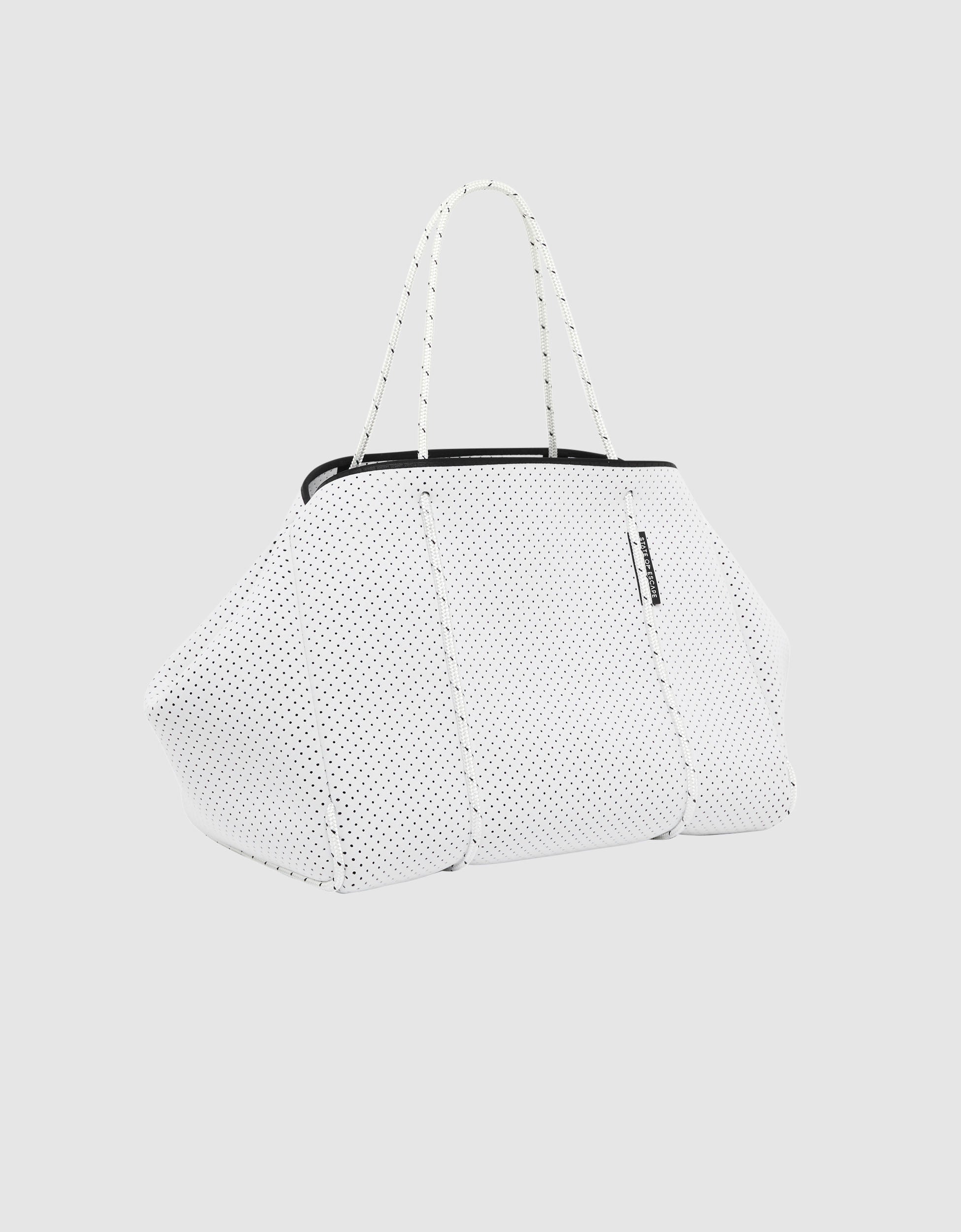 Escape™ tote in highlight fleck white