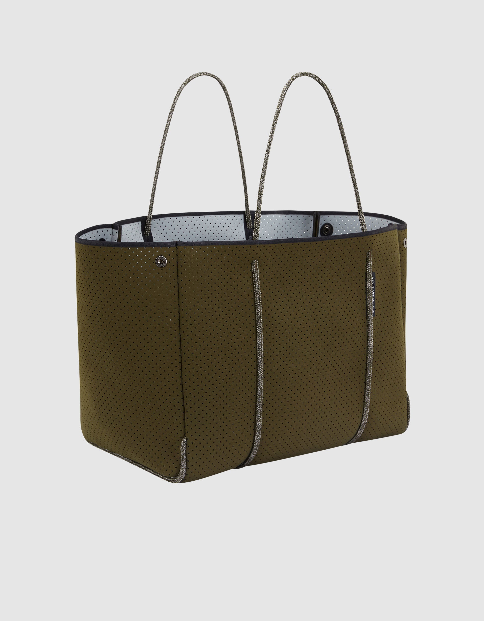 Escape™ tote in khaki / grey (dual tone)