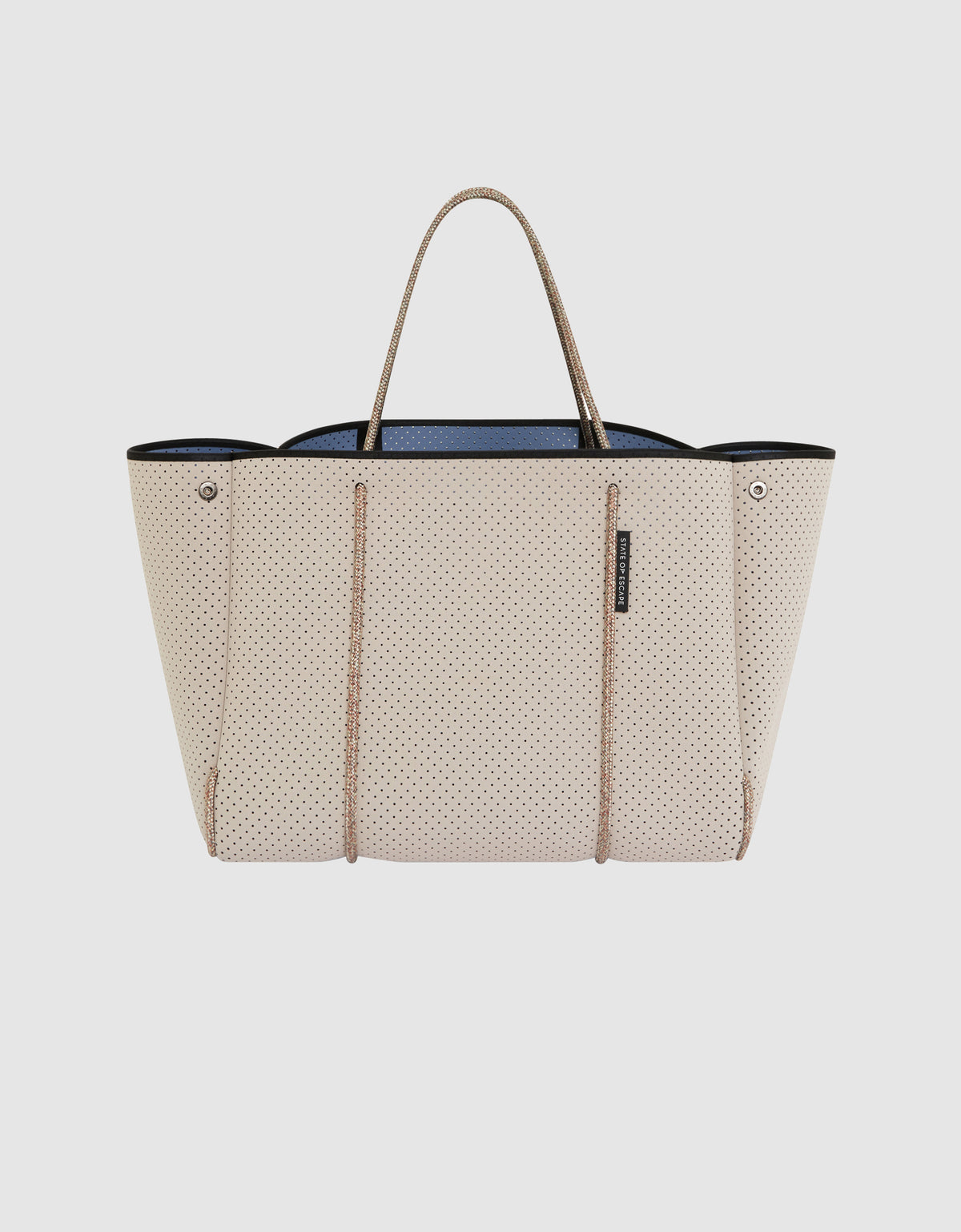 Escape™ tote in stone / washed lapis (dual tone)