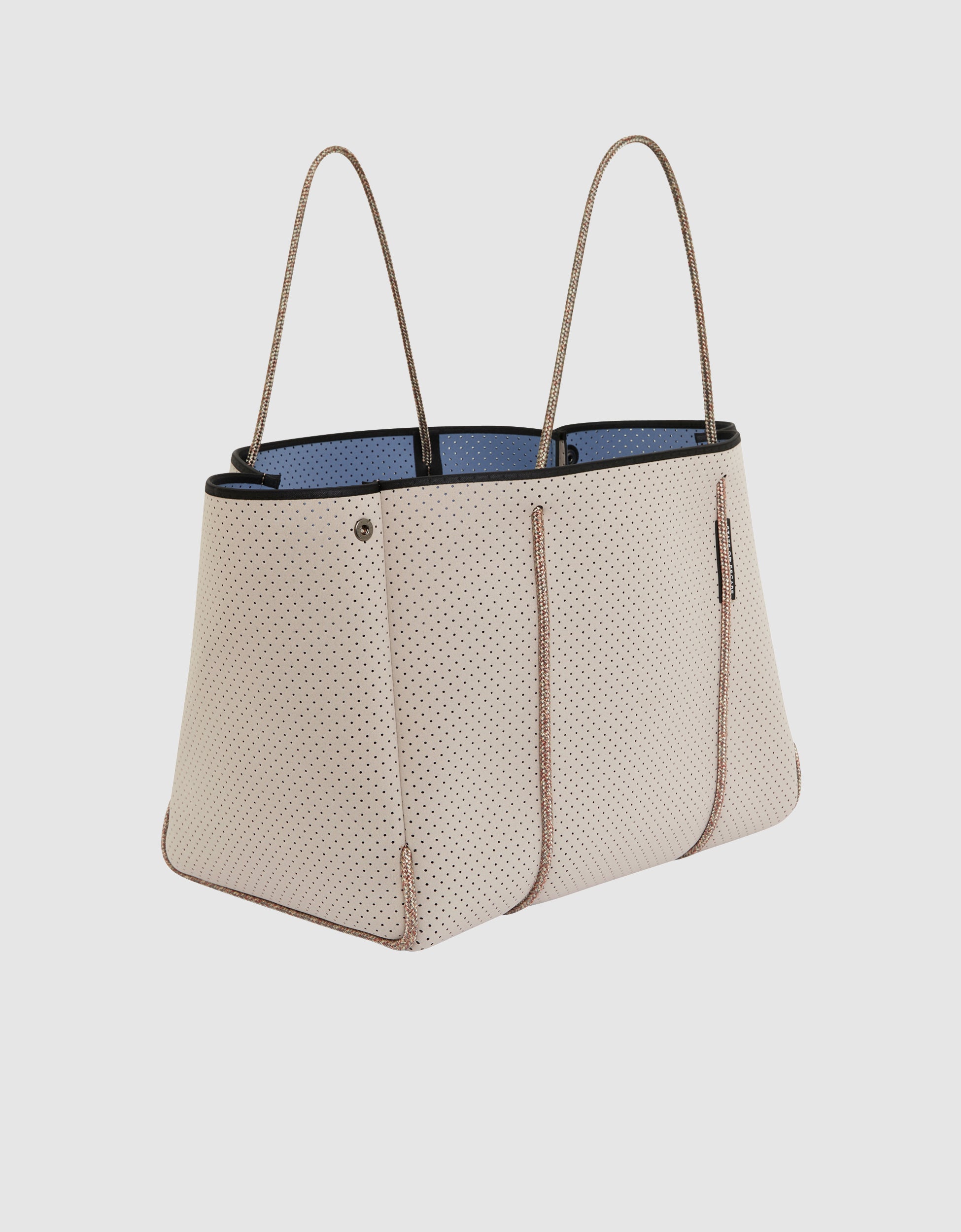 Escape™ tote in stone / washed lapis (dual tone)