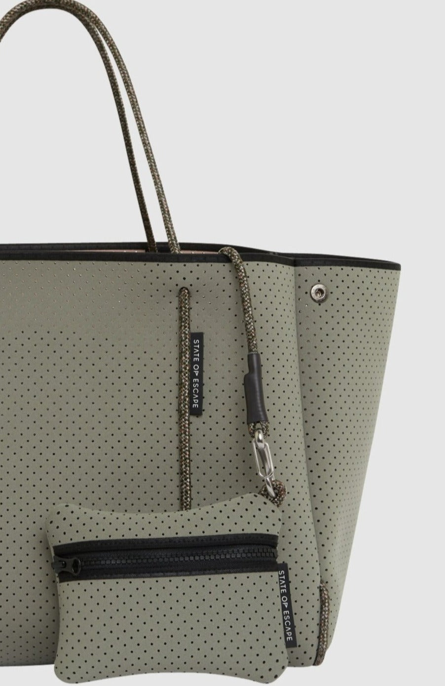 Escape™ tote in sage / blush (dual tone)