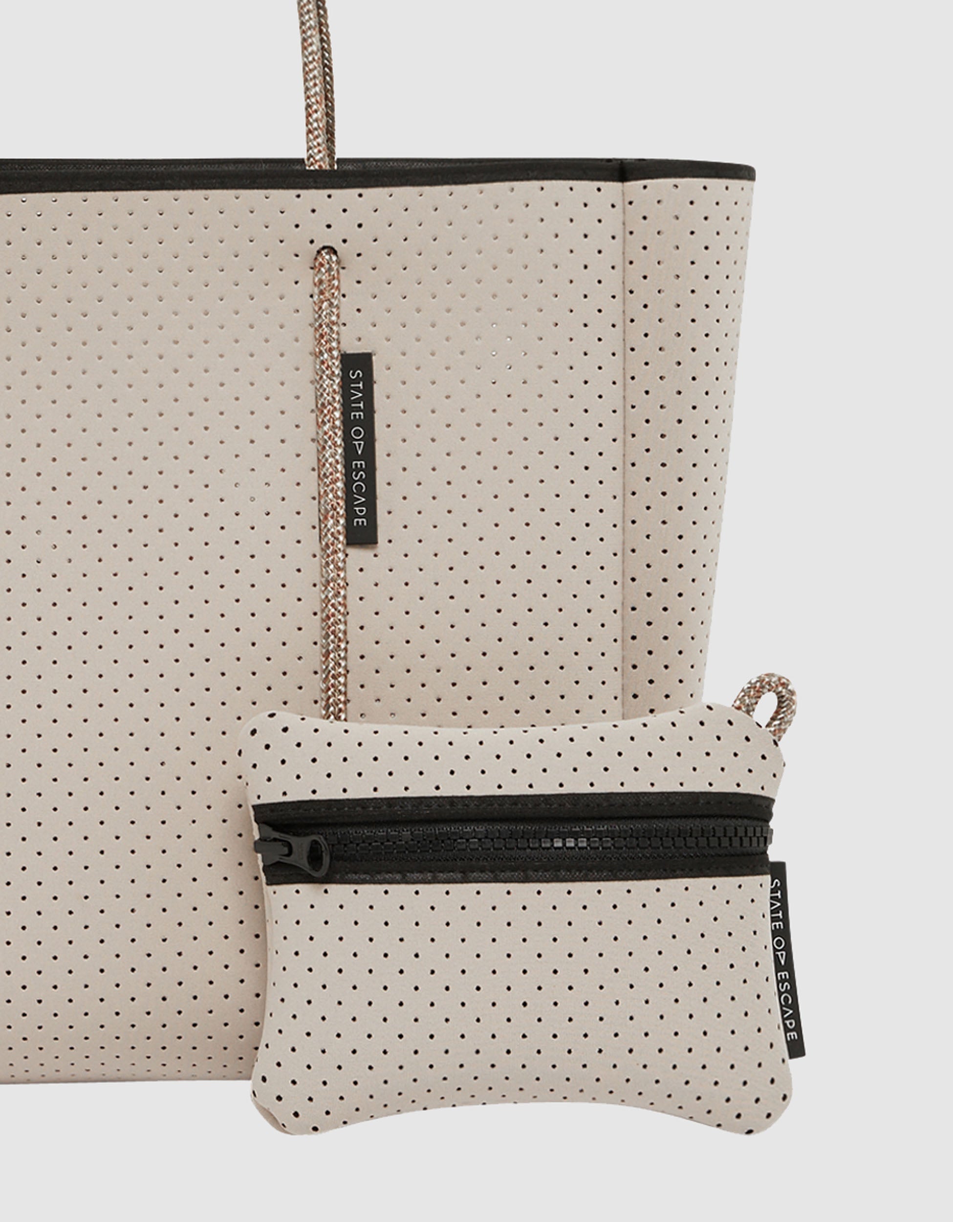 Flying Solo tote in stone