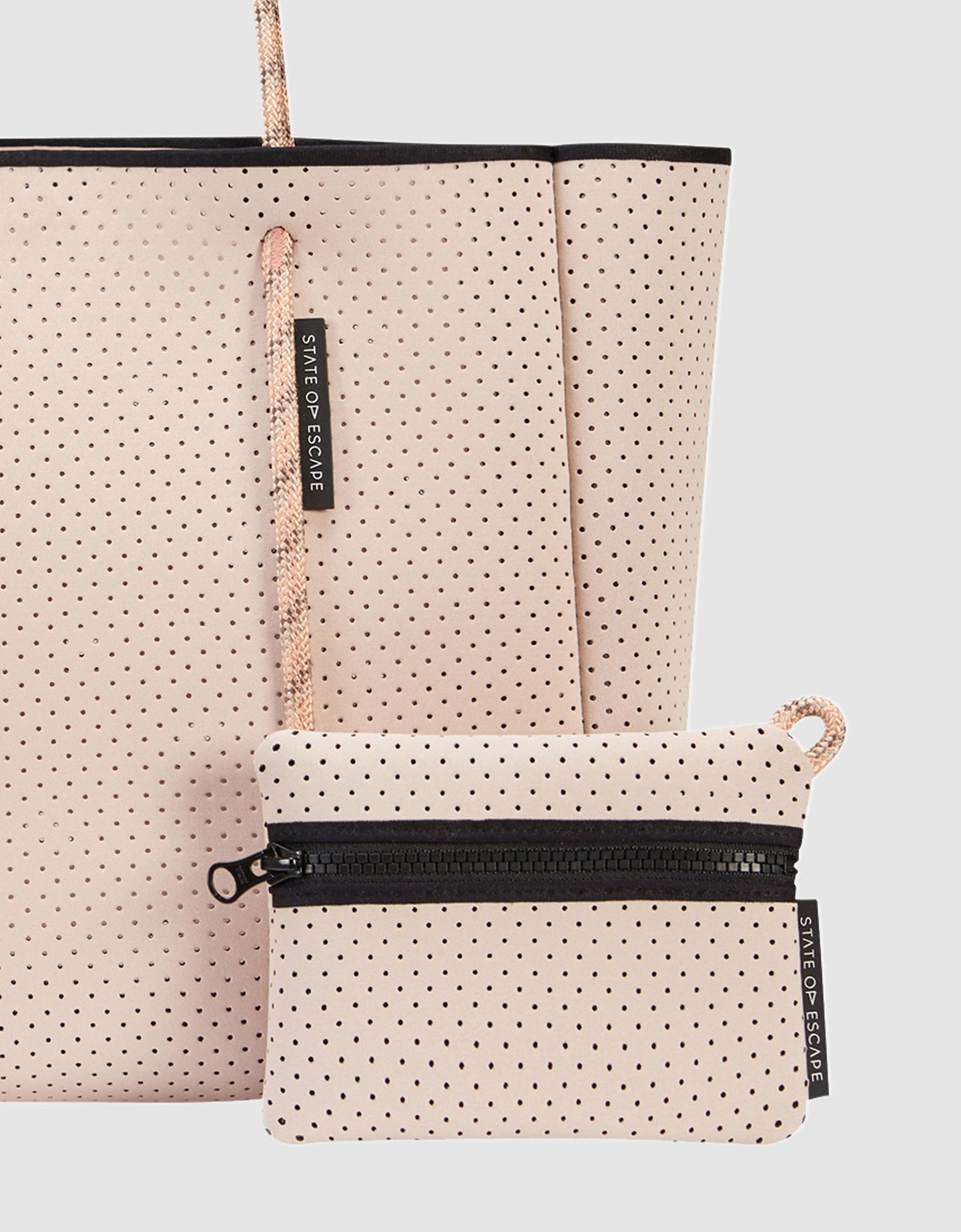 Flying Solo tote in blush