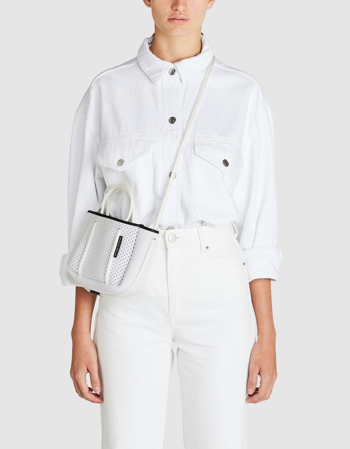 Micro Tote Bag In Whiteout – State of Escape