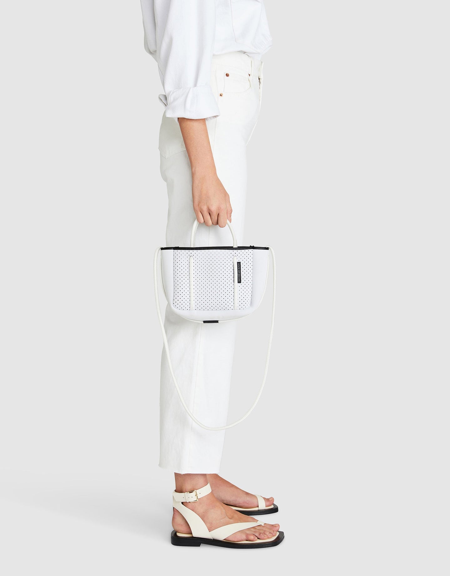 Micro Tote Bag In Whiteout – State of Escape